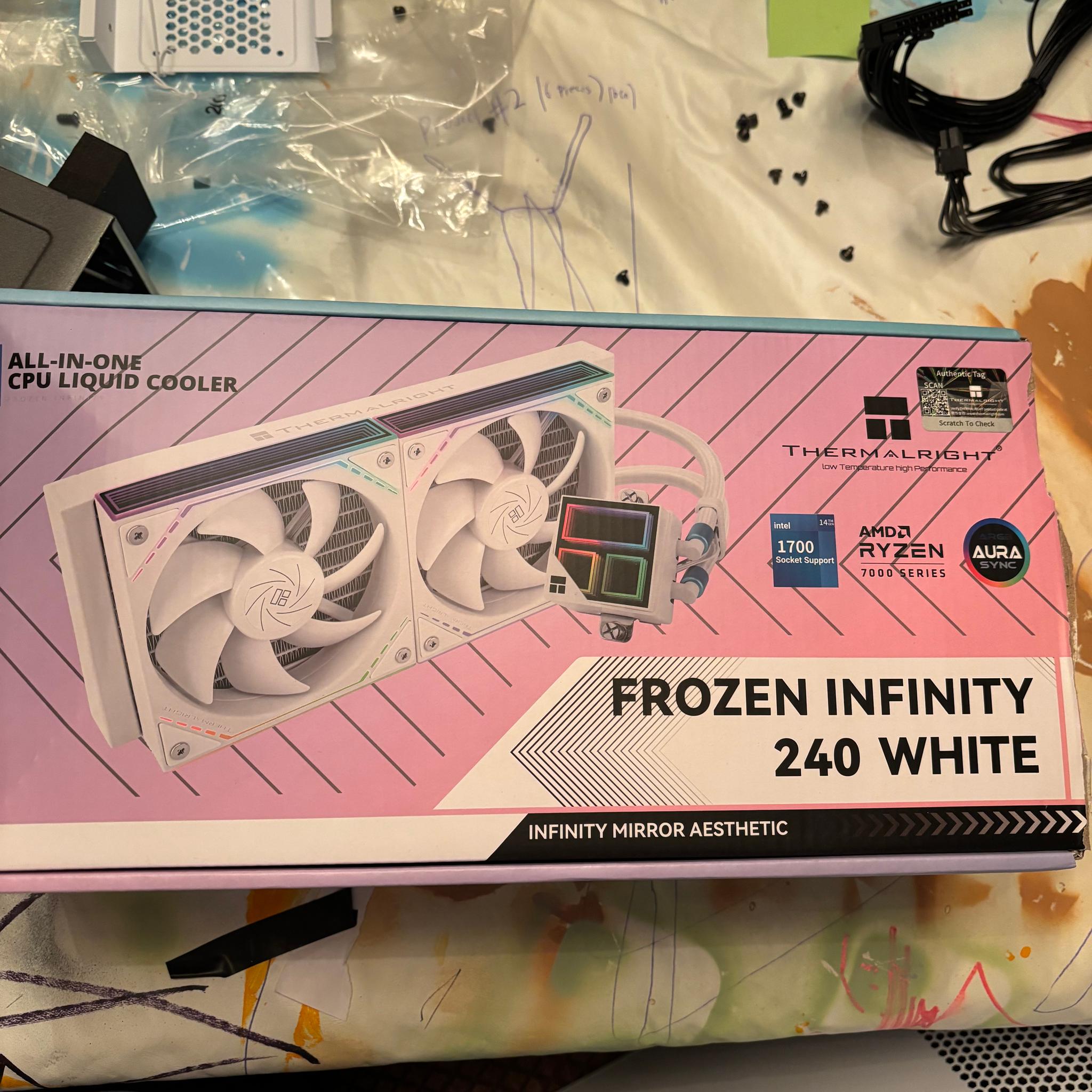 Thermalright Frozen Infinity 240 White – AIO Liquid Cooler