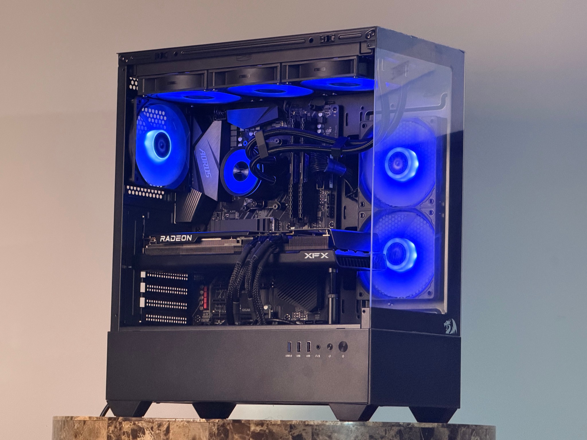 FREE SHIPPING 🖤🌈 Black RGB Gaming PC | RX 7900 GRE | AMD Ryzen 7 5800X | 1 TB NVME | 32 GB RAM
