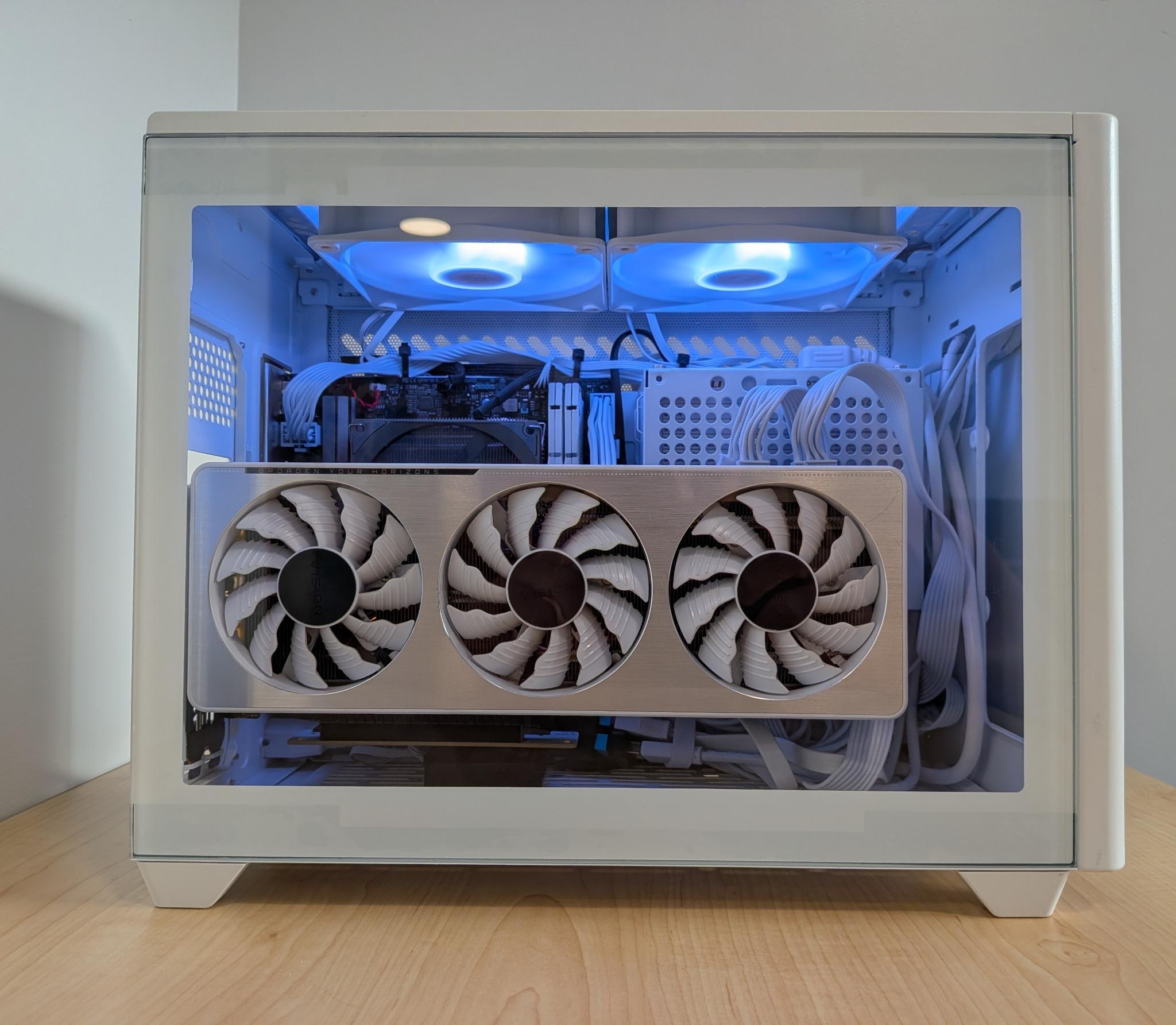 White ITX Gaming PC: Ryzen 5 5500 | RTX 3070 | 16GB DDR4 | 1TB SSD
