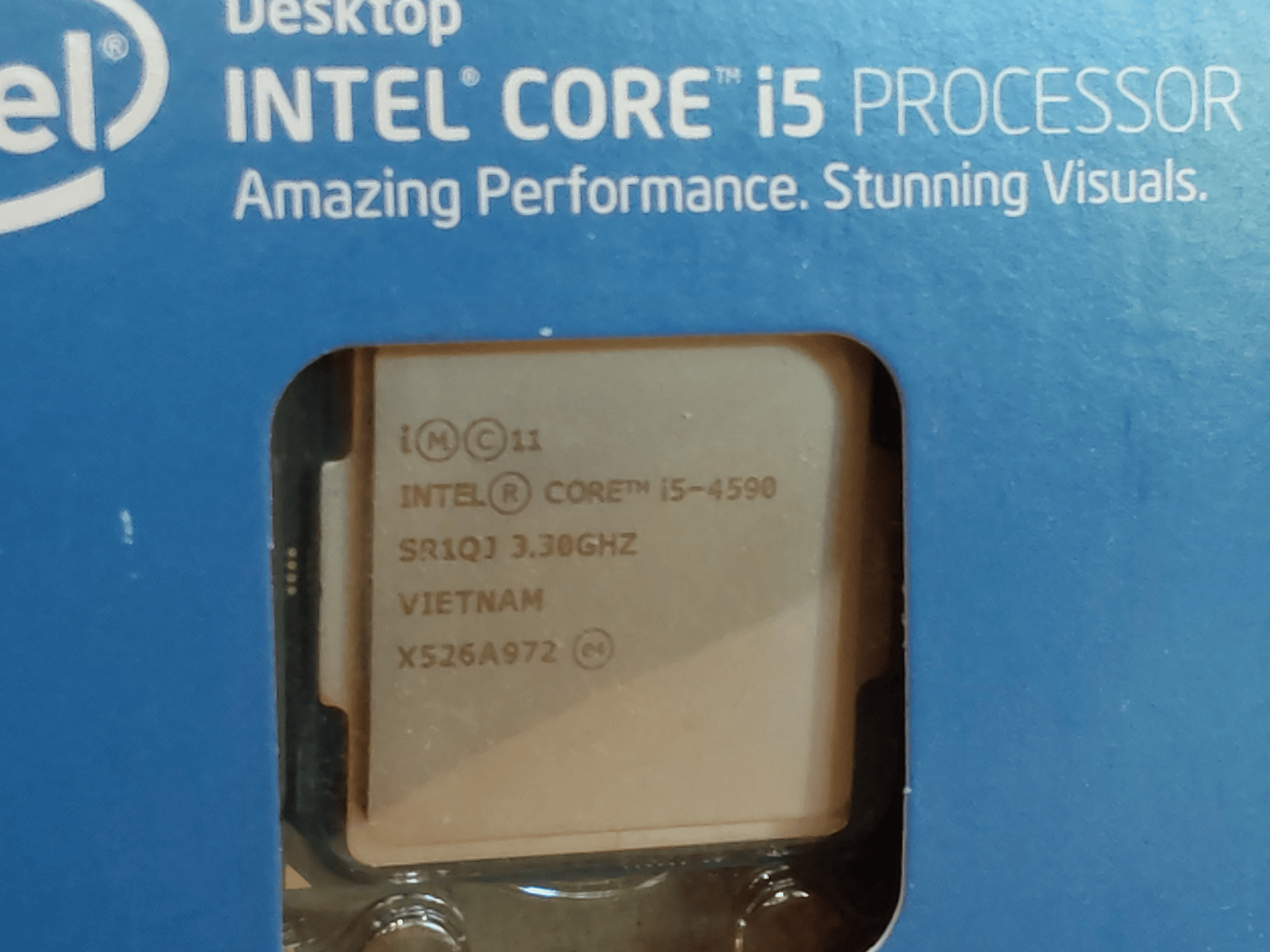 Pre-Owned Intel i5-4590 3.3GHz CPU, like new in original retail box