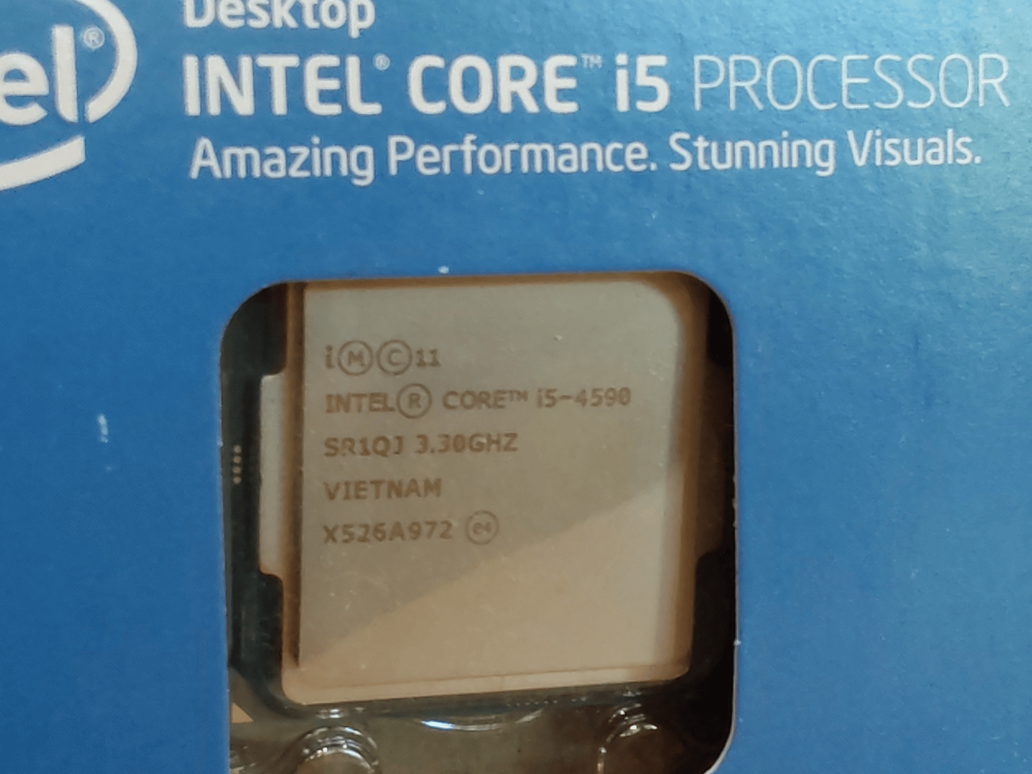 Pre-Owned Intel i5-4590 3.3GHz CPU, like new in original retail box