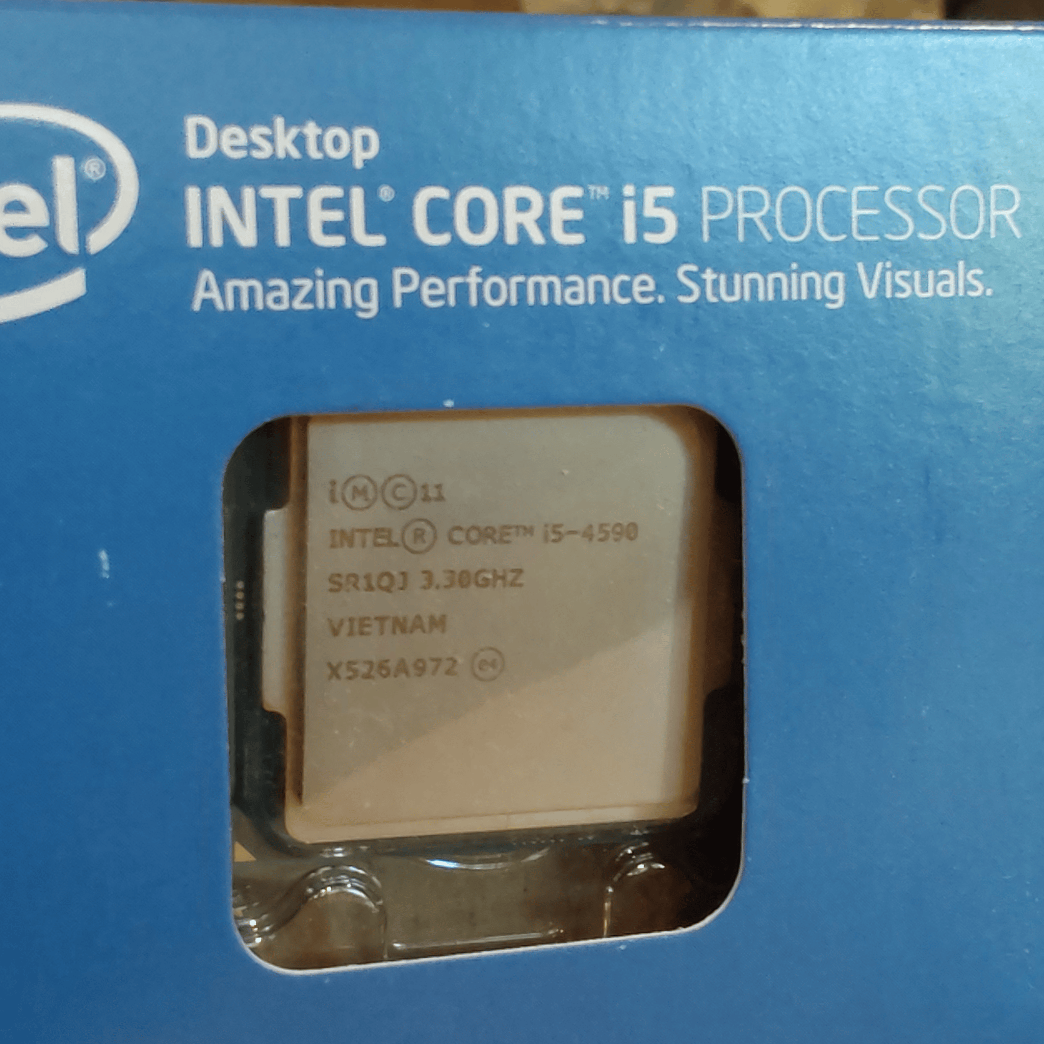 Pre-Owned Intel i5-4590 3.3GHz CPU, like new in original retail box