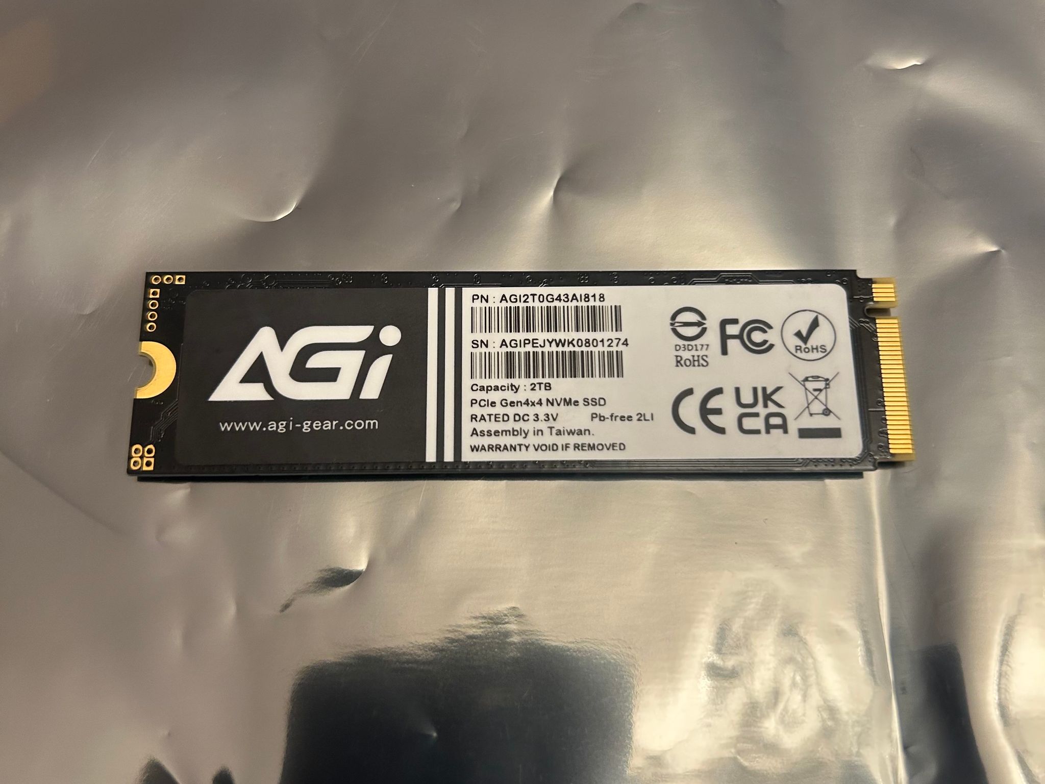 AGI SSD 2TB G4