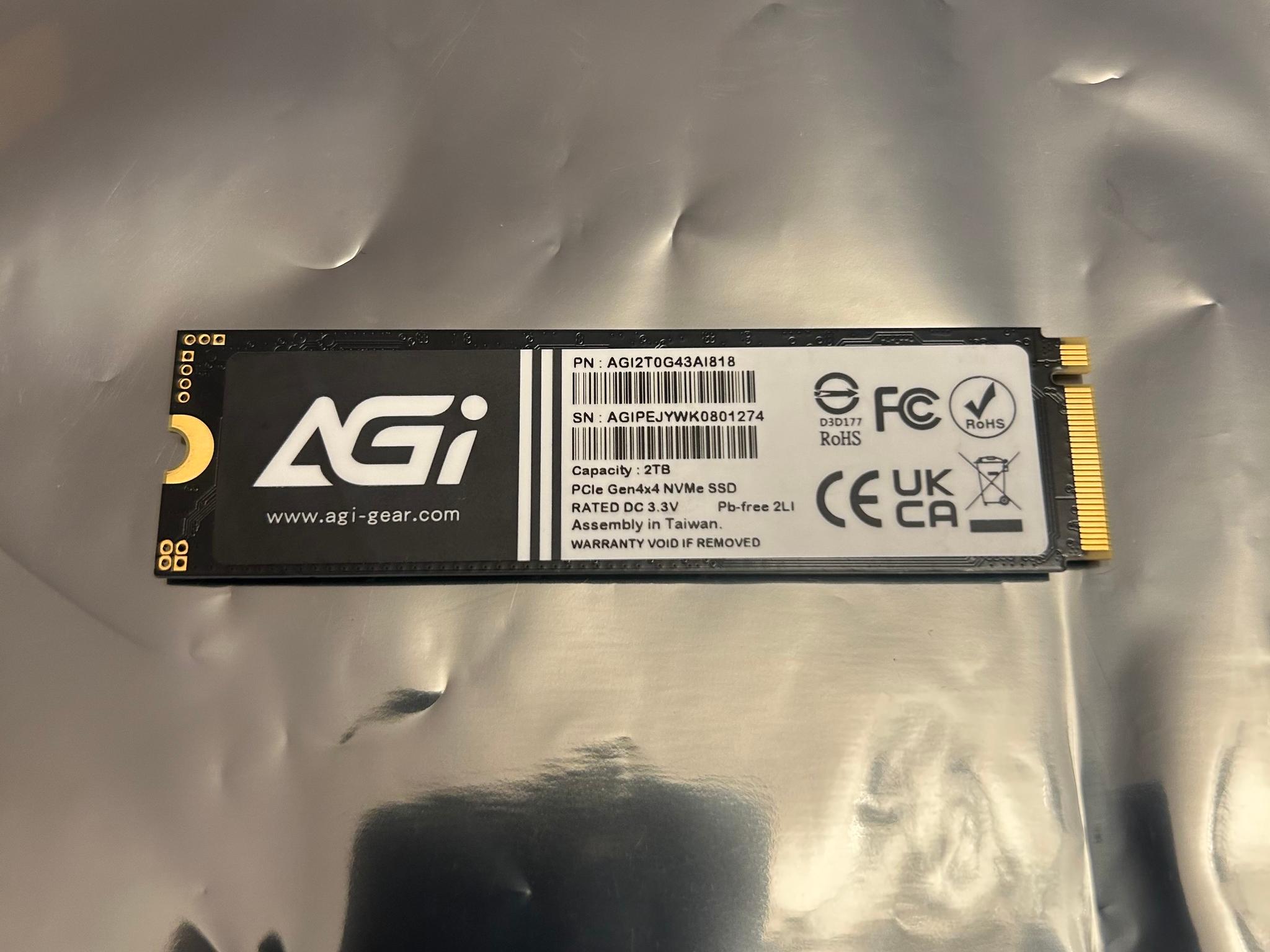 AGI SSD 2TB G4
