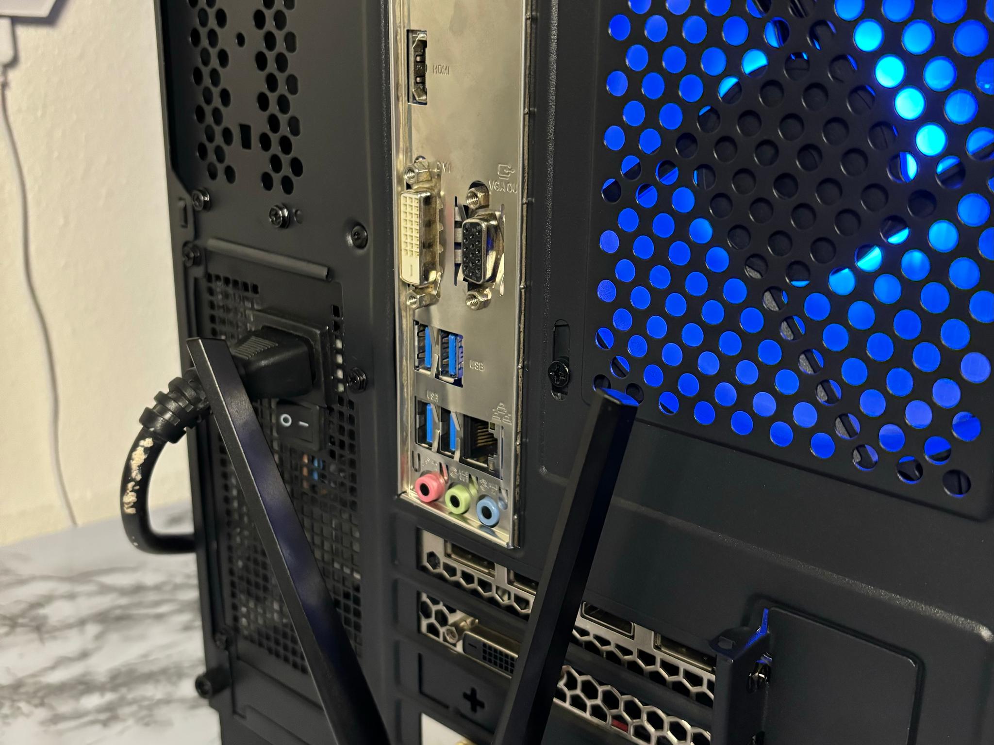 🔵⚫️ | Budget RGB Gaming PC | i7-4770* + GTX 1060 6GB | 16GB | WiFi INCLUDED | #0004