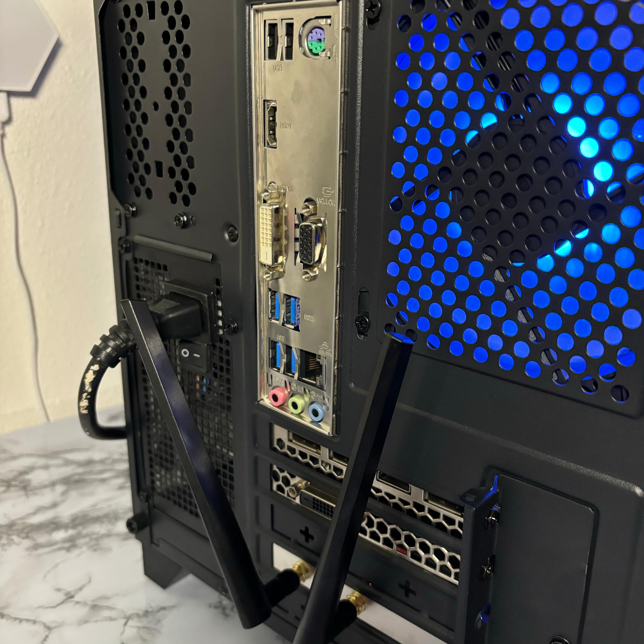 🔵⚫️ | Budget RGB Gaming PC | i7-4770* + GTX 1060 6GB | 16GB | WiFi INCLUDED | #0004