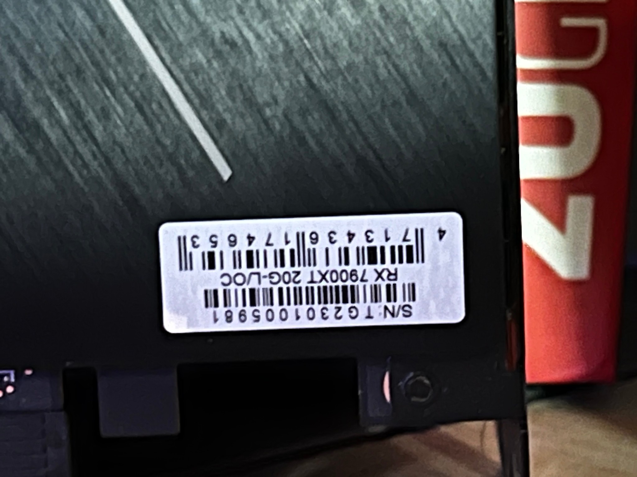 power color hellhound 7900xt 20g of ddr6 abel to play games at 4k comes with original box