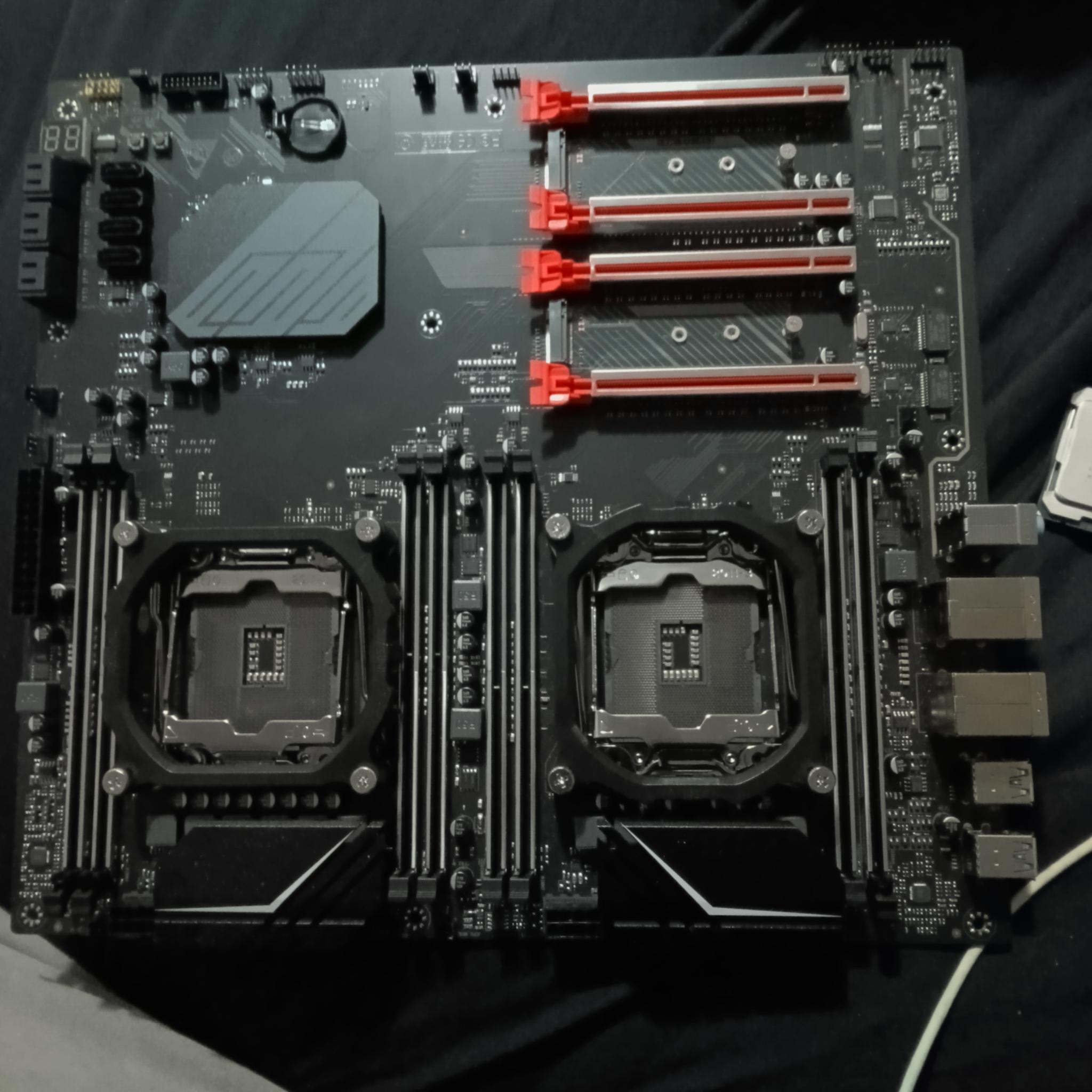 X99 Dual CPU Motherboard LGA 2011-3 Server Motherboard for Intel i7 5th/6th Gen Xeon E5 V3/V4 Series