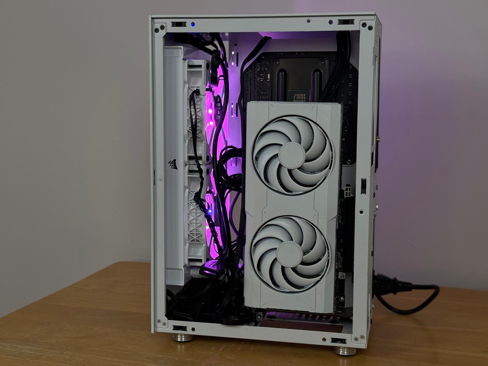 SUMMER SALE! RGB Watercooled ITX SFF Ryzen 5600X RX 6600 XT White and Black Gaming/Streaming Pc