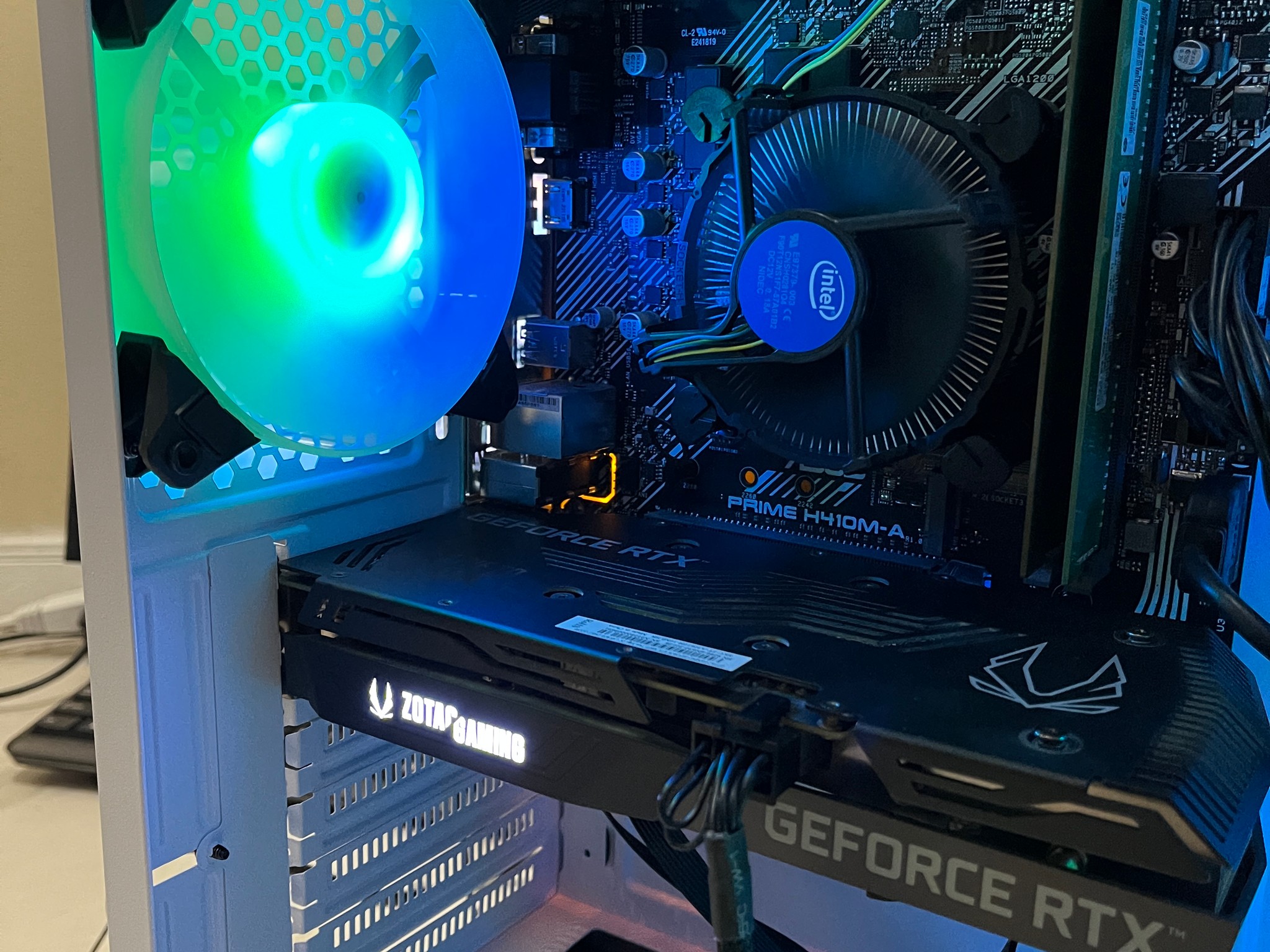 🟠🔥NVIDIA RTX 3060 Ti, Intel i5-10400, 16GB RAM, 1TB SSD, High Performance RGB Gaming PC w/ Remote
