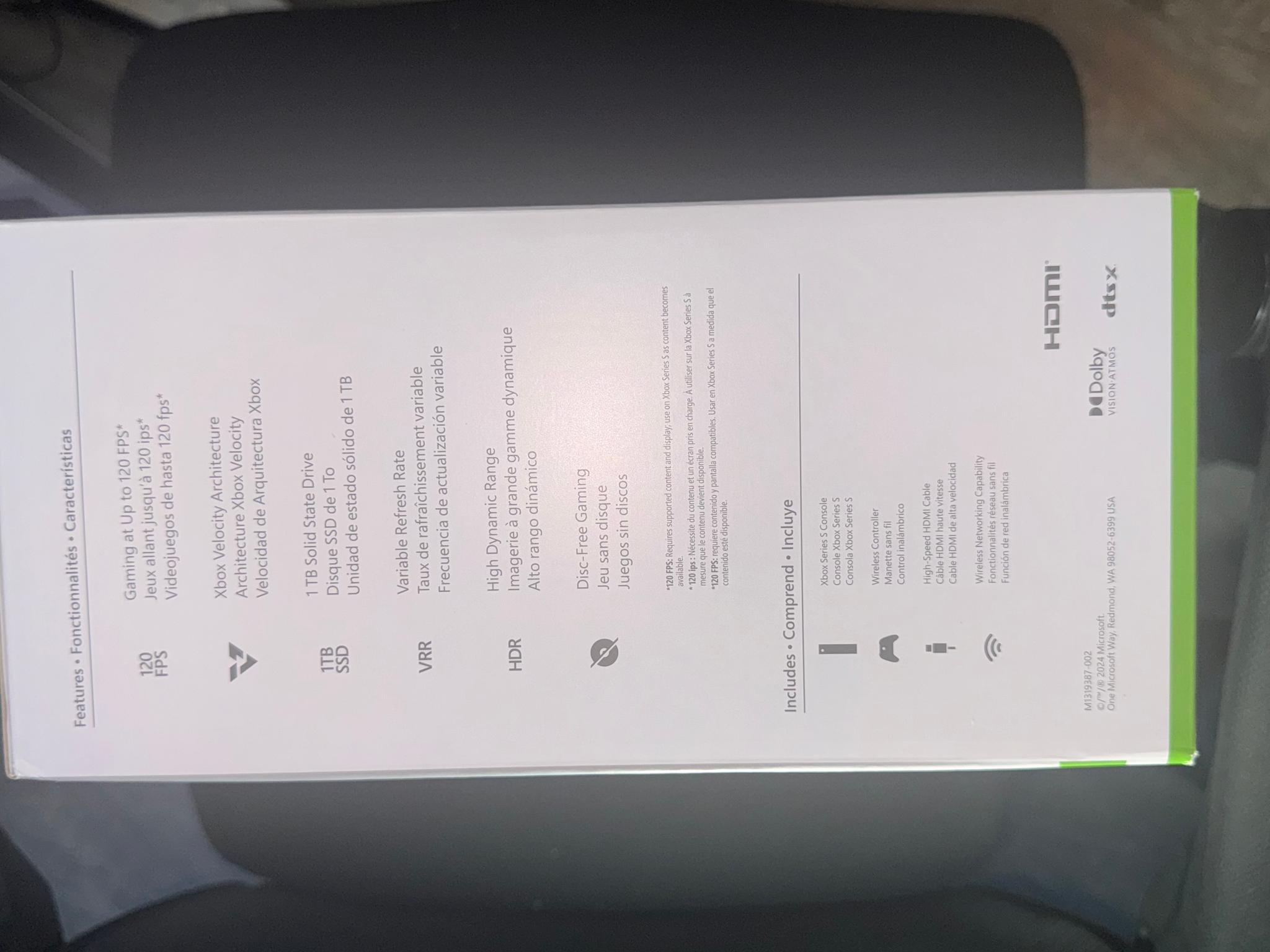Xbox serie s white 1Tb