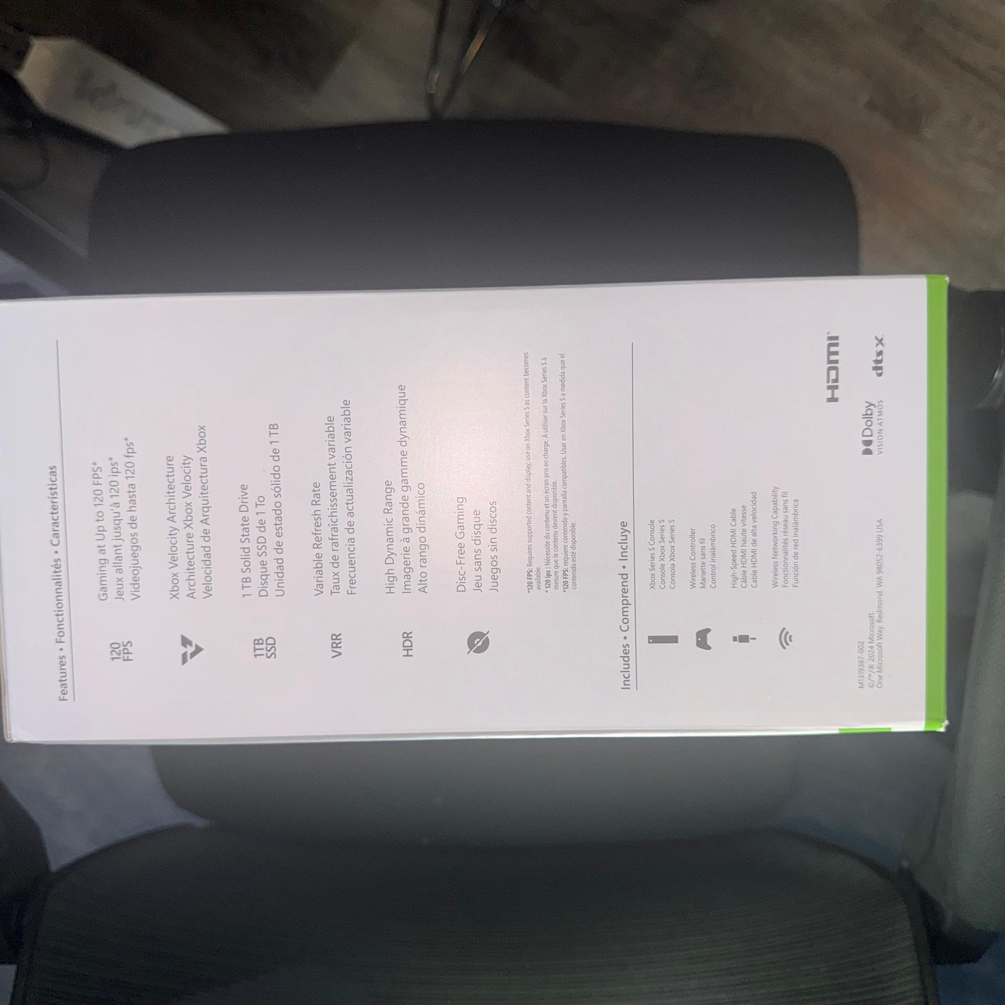 Xbox serie s white 1Tb