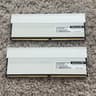 XTREEM ARGB DDR4 DESKTOP MEMORY WHITE 64GB(2x32GB) 3600MHz CL18, Used (No Box)