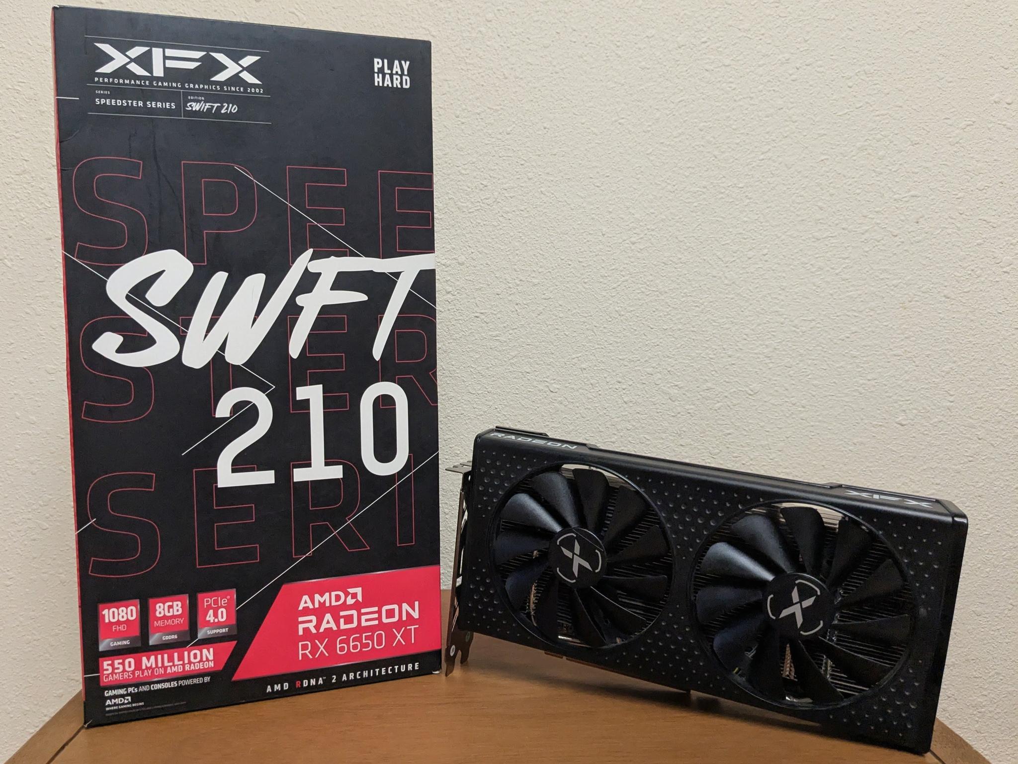 AMD RX 6650 XT - XFX Swift 210 GPU