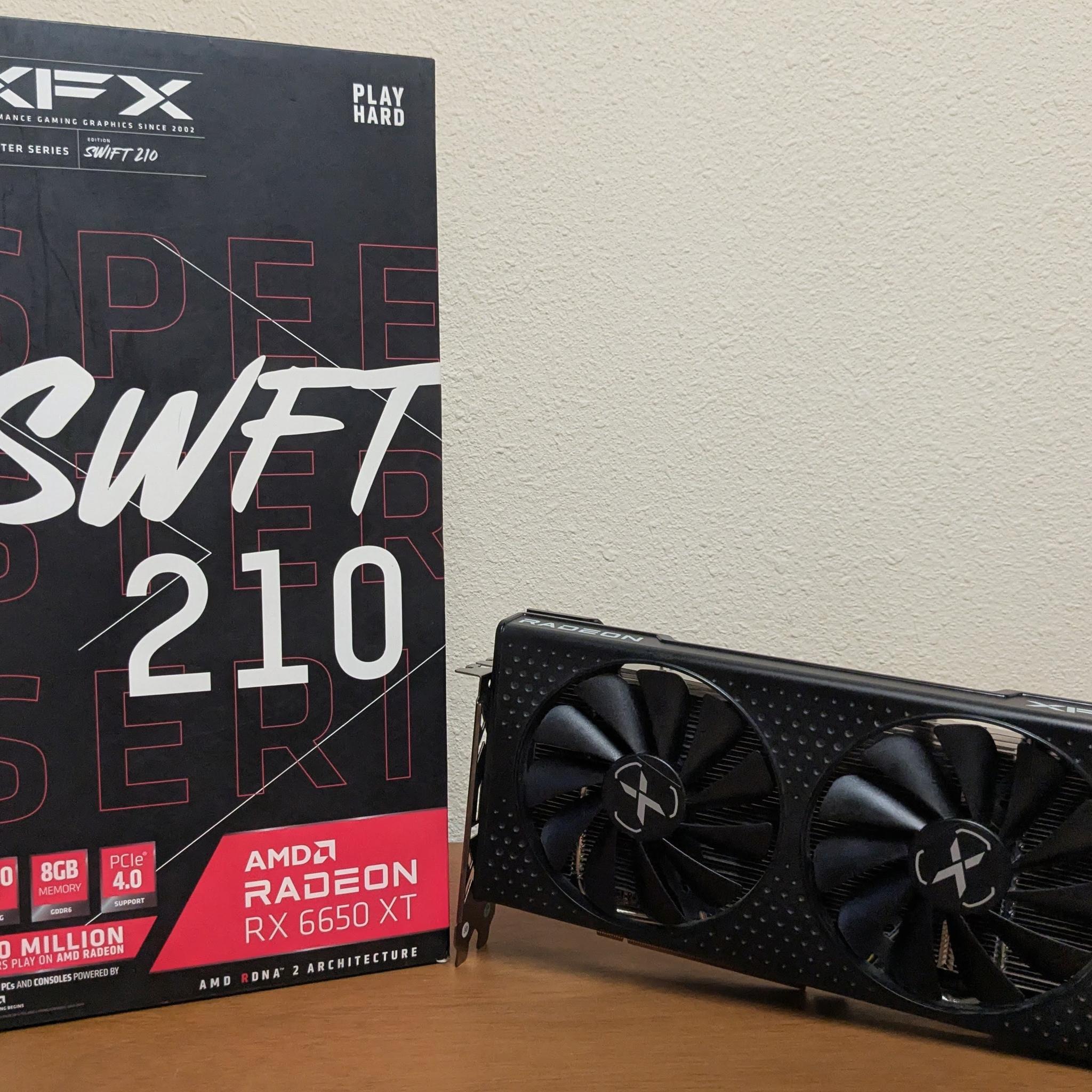 AMD RX 6650 XT - XFX Swift 210 GPU