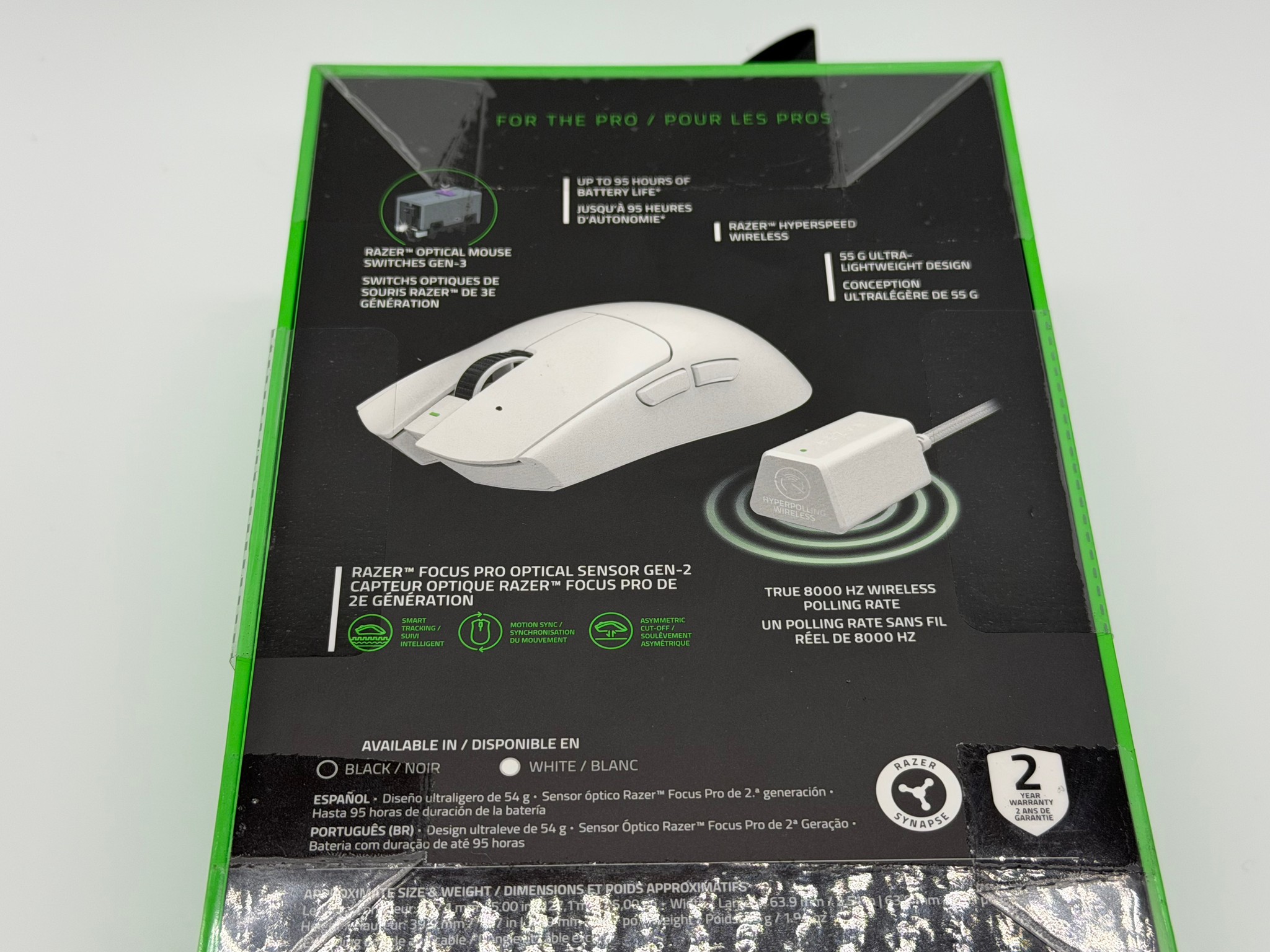 Razer Viper V3 Pro White Edition Gen-3