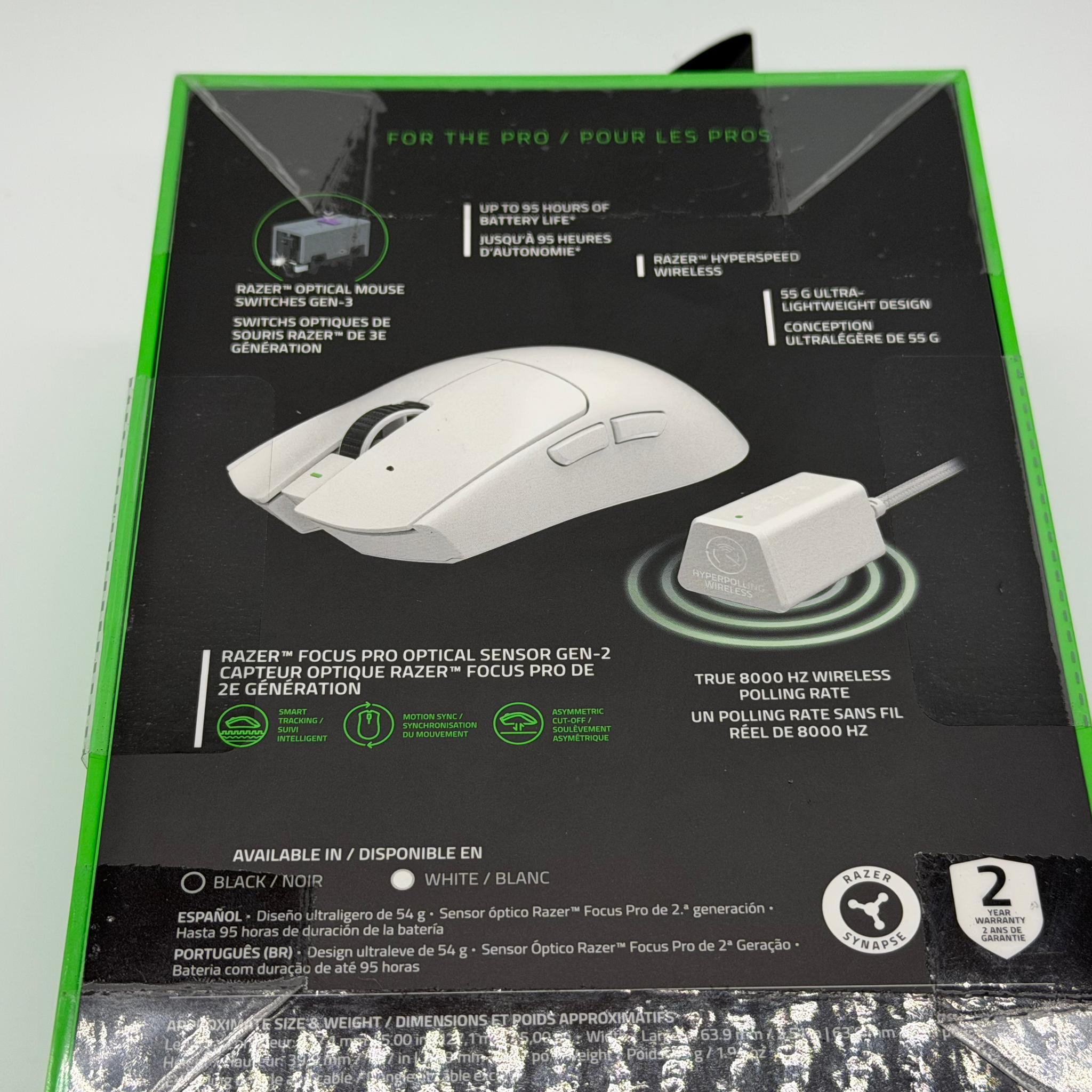 Razer Viper V3 Pro White Edition Gen-3