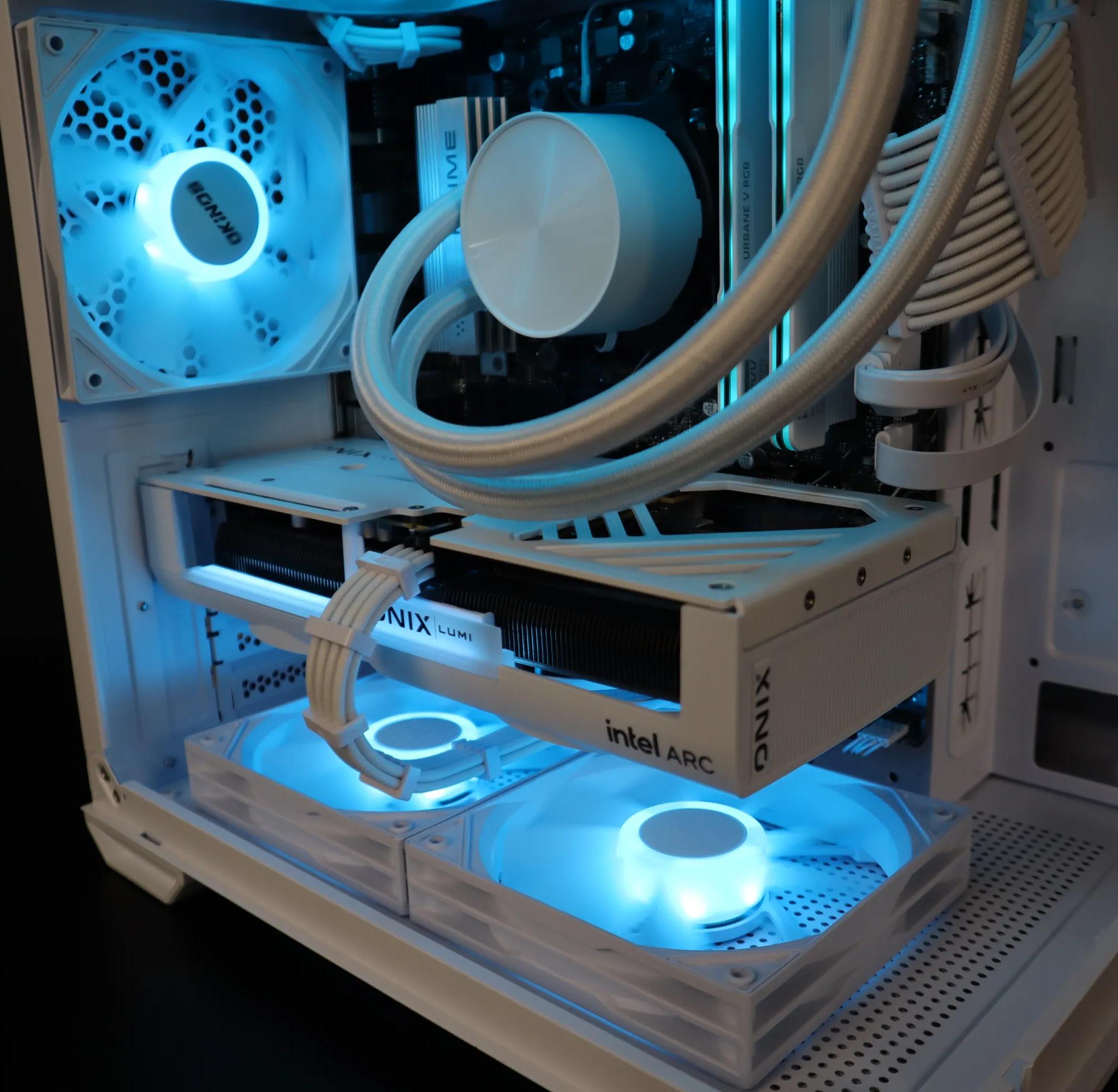 NEW GAMING PC | RYZEN 7600X | INTEL B580 12BG | 1TB | WHITE | All Parts Brand New