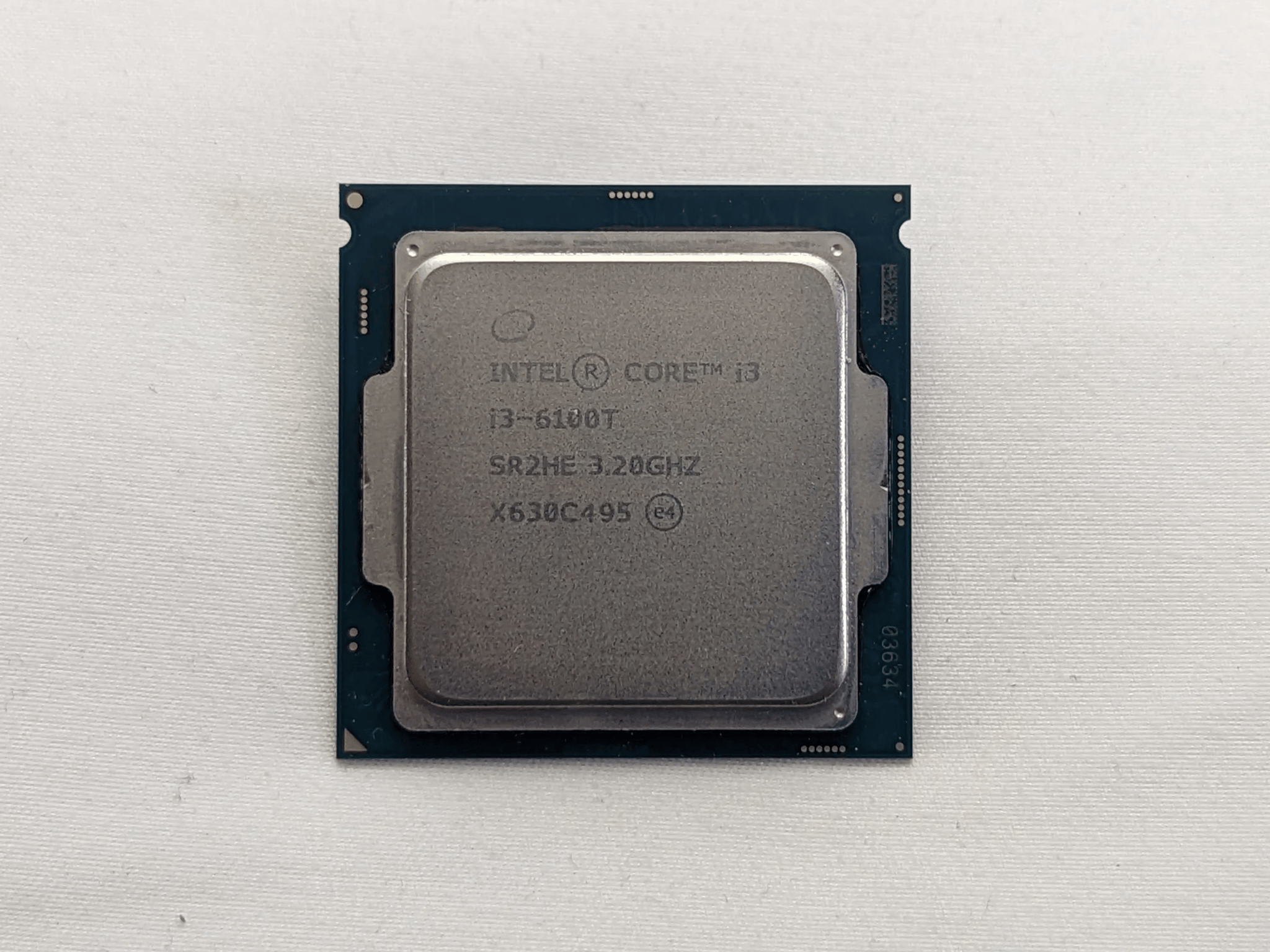 Intel Core i3-6100T 3.2Ghz Dual Core Processor LGA 1151 6th Gen 
