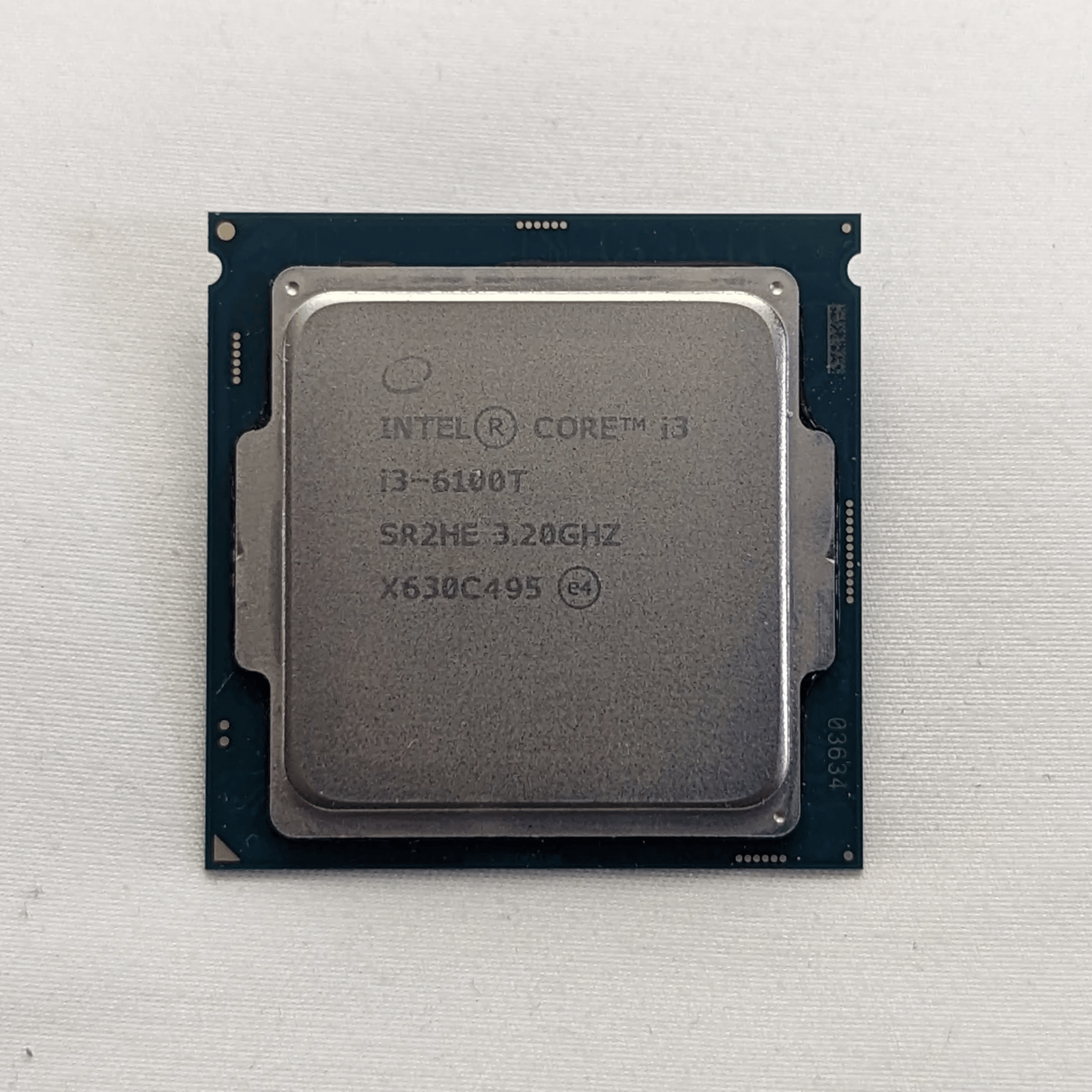 Intel Core i3-6100T 3.2Ghz Dual Core Processor LGA 1151 6th Gen 