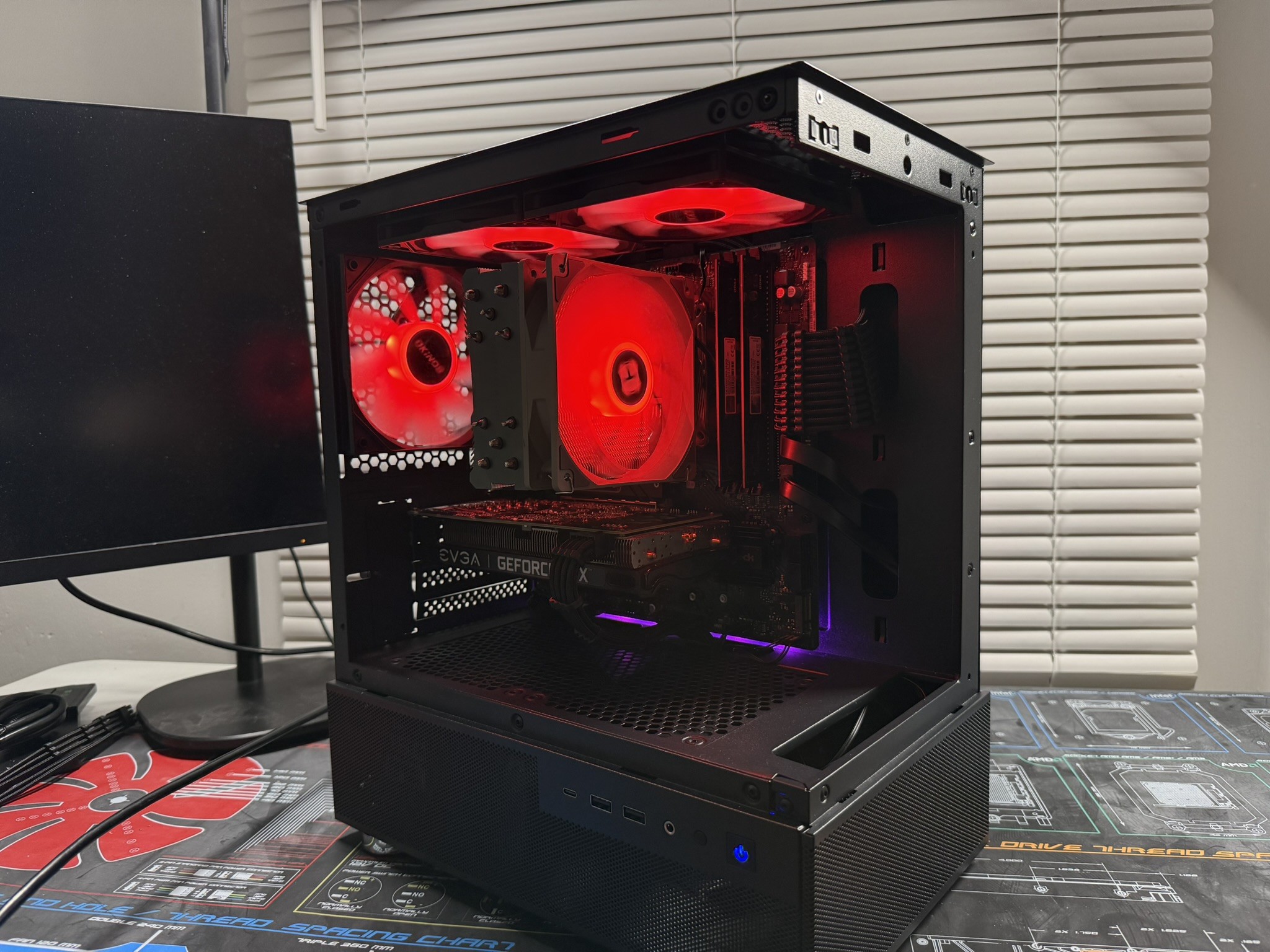 ♚Black Gaming PC | RYZEN 5 3600 | RTX 3060 12gb | 16GB RAM | 1TB M.2♚
