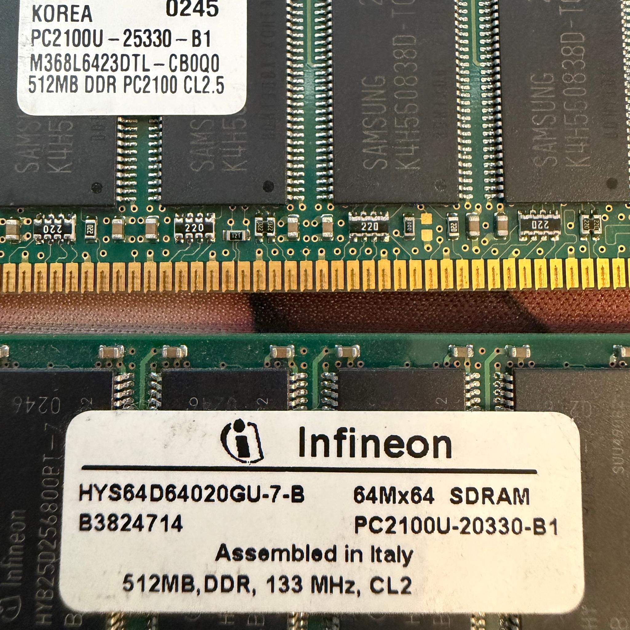 Vintage Desktop & Laptop Memory Bundle DDR / DDR2 / Parts Lot
