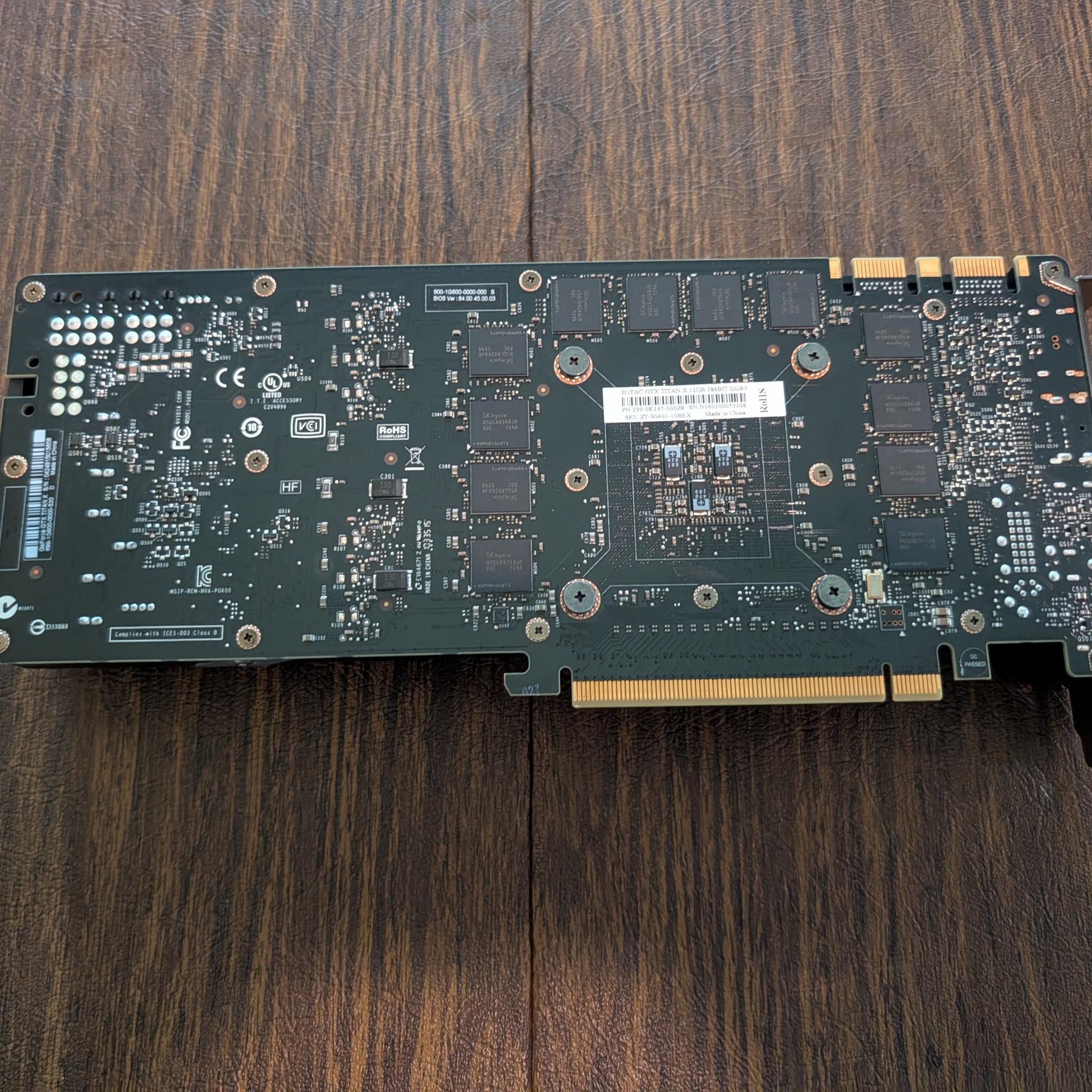 NVIDIA GeForce GTX Titan X 12GB 384BIT DDR5 (Zotac)