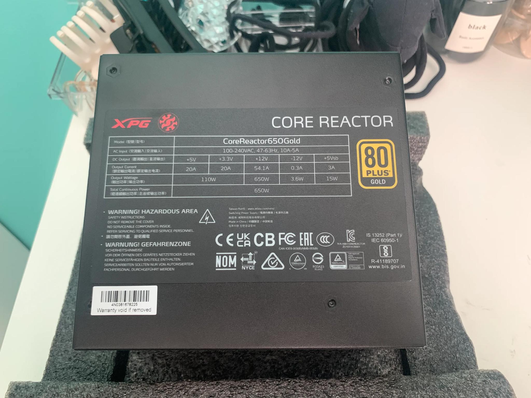 XPG Core Reactor 650w PSU
