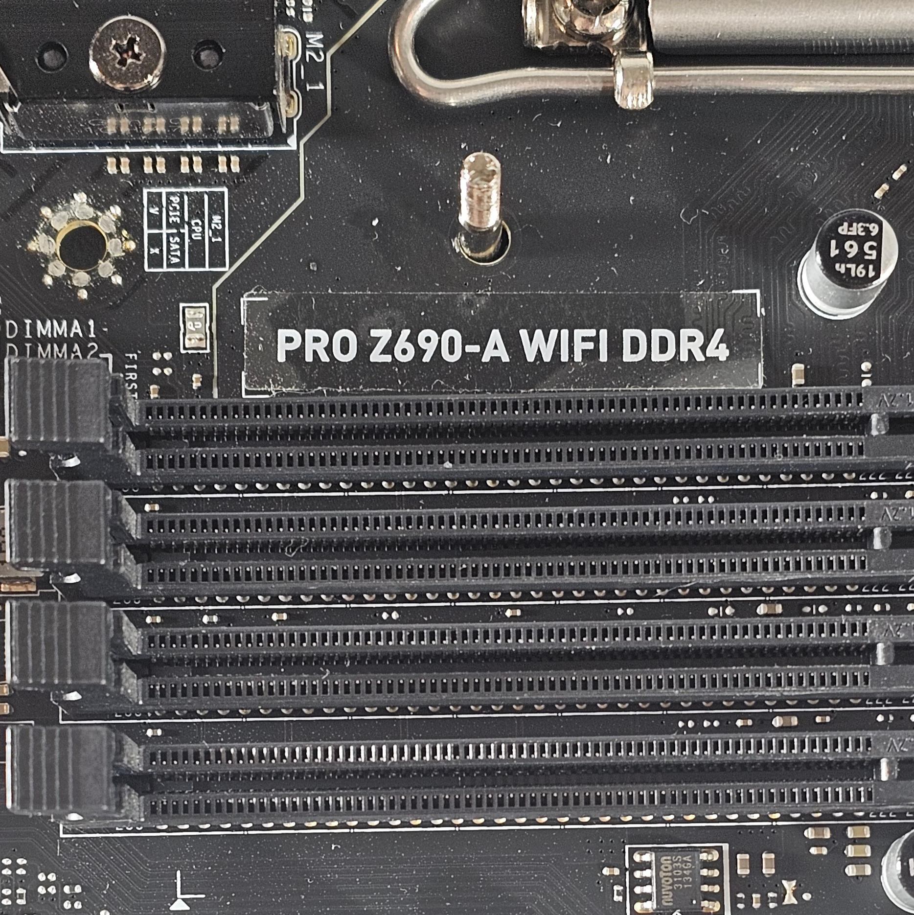 MSI PRO Z690-A WIFI DDR4 LGA1700 ATX Motherboard