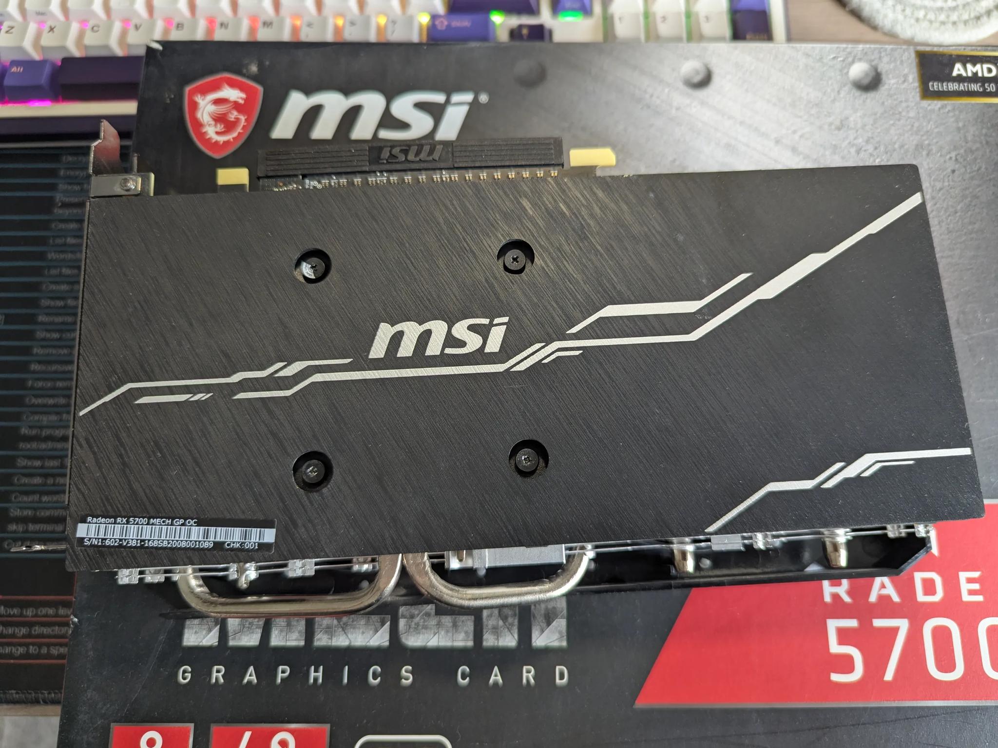 MSI AMD Radeon RX 5700 Mech OC Edition Graphics Card
