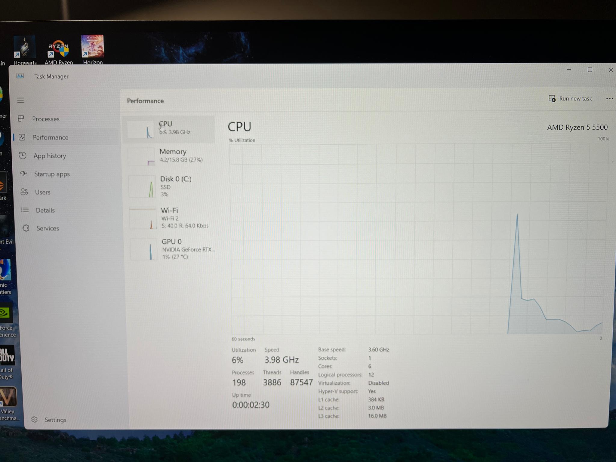 Small Form Factor Ryzen 5 5500/16 GB DDR4 RAM/1 GB SSD NVME/RTX 2070 Super