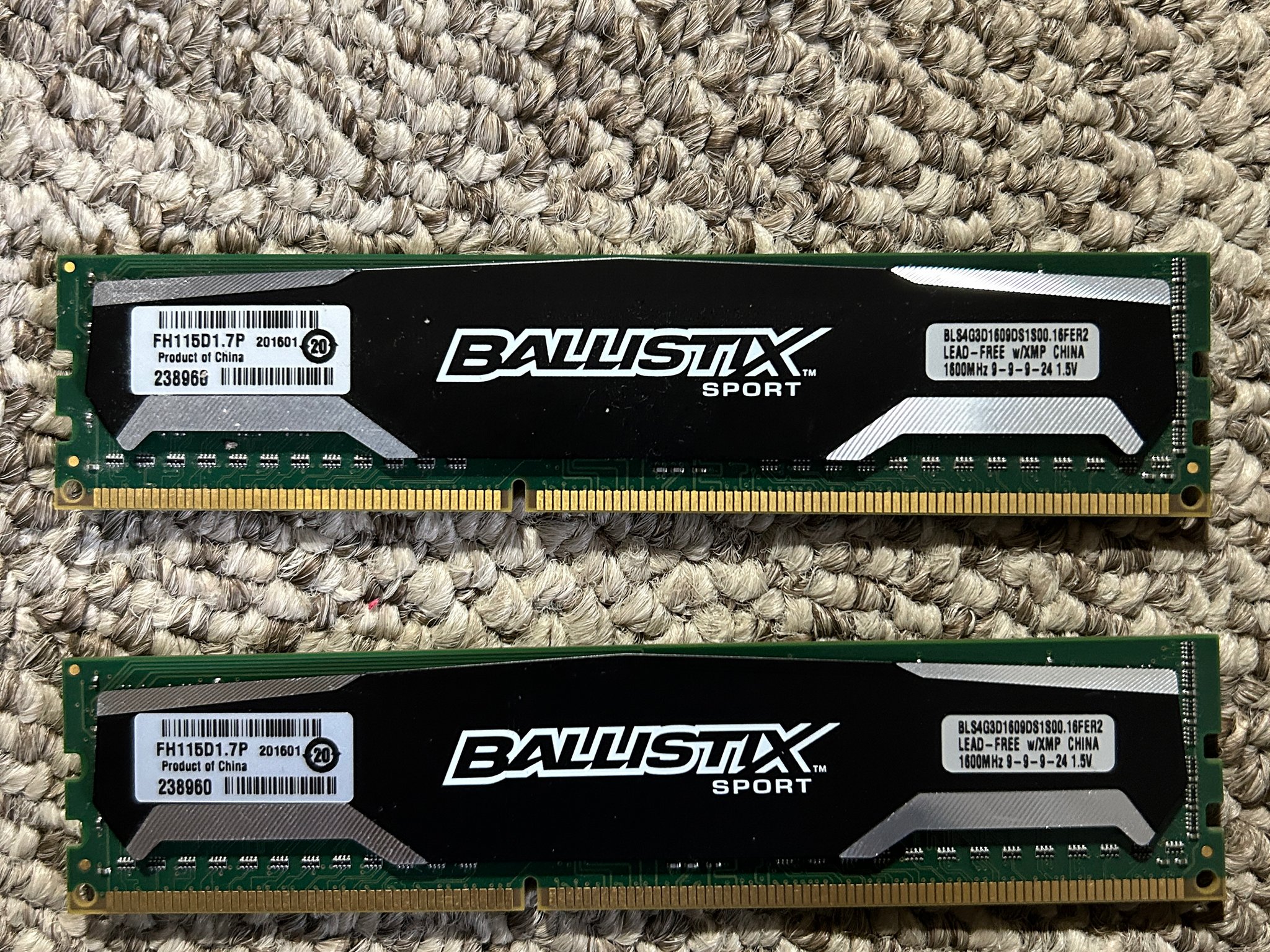 Ballistix Sport 2X4GB (8GB) DDR3 1600MHz