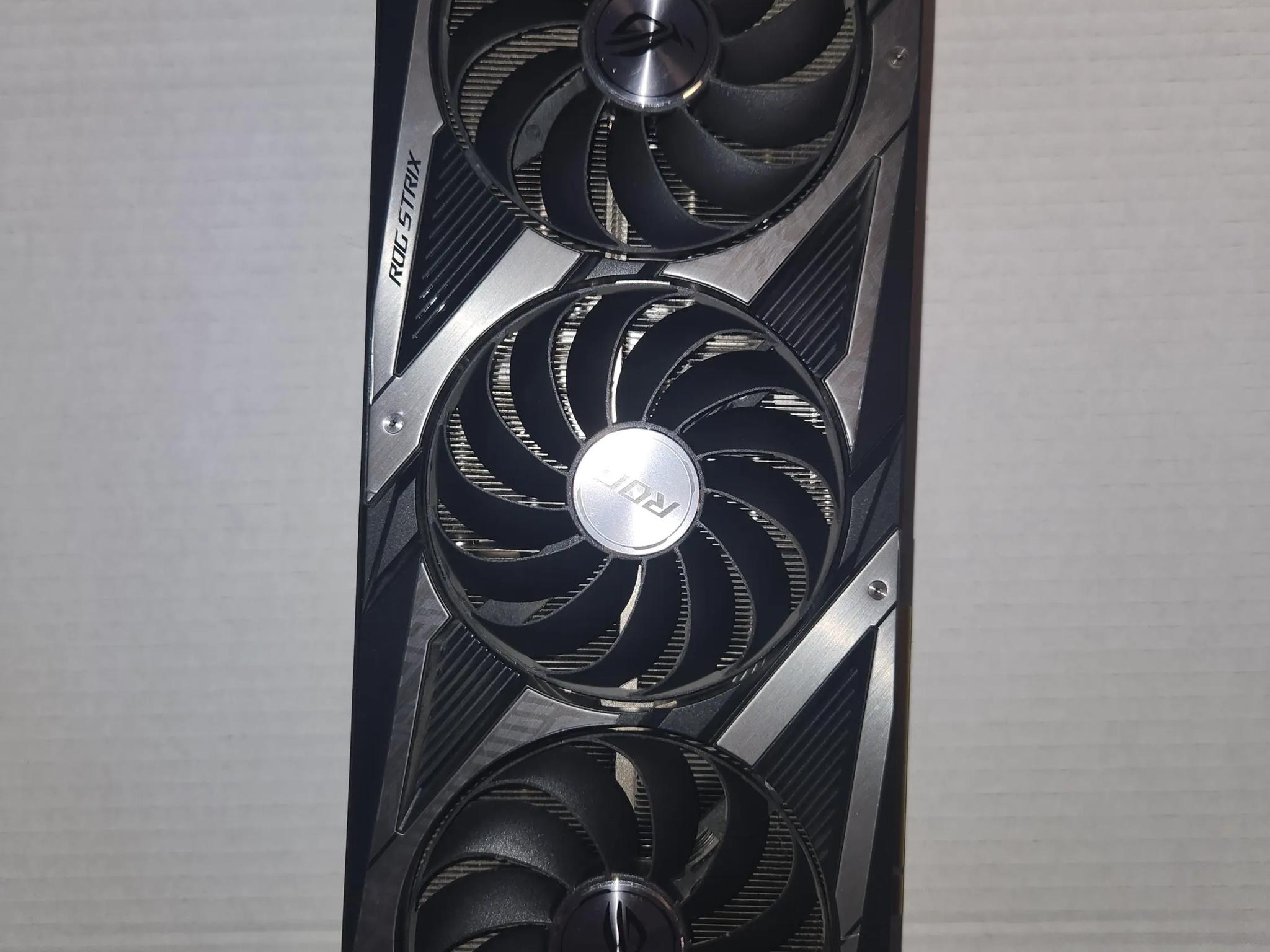 ASUS ROG Strix GeForce RTX 3080 OC Graphics Card, 10GB GDDR6X - No Box