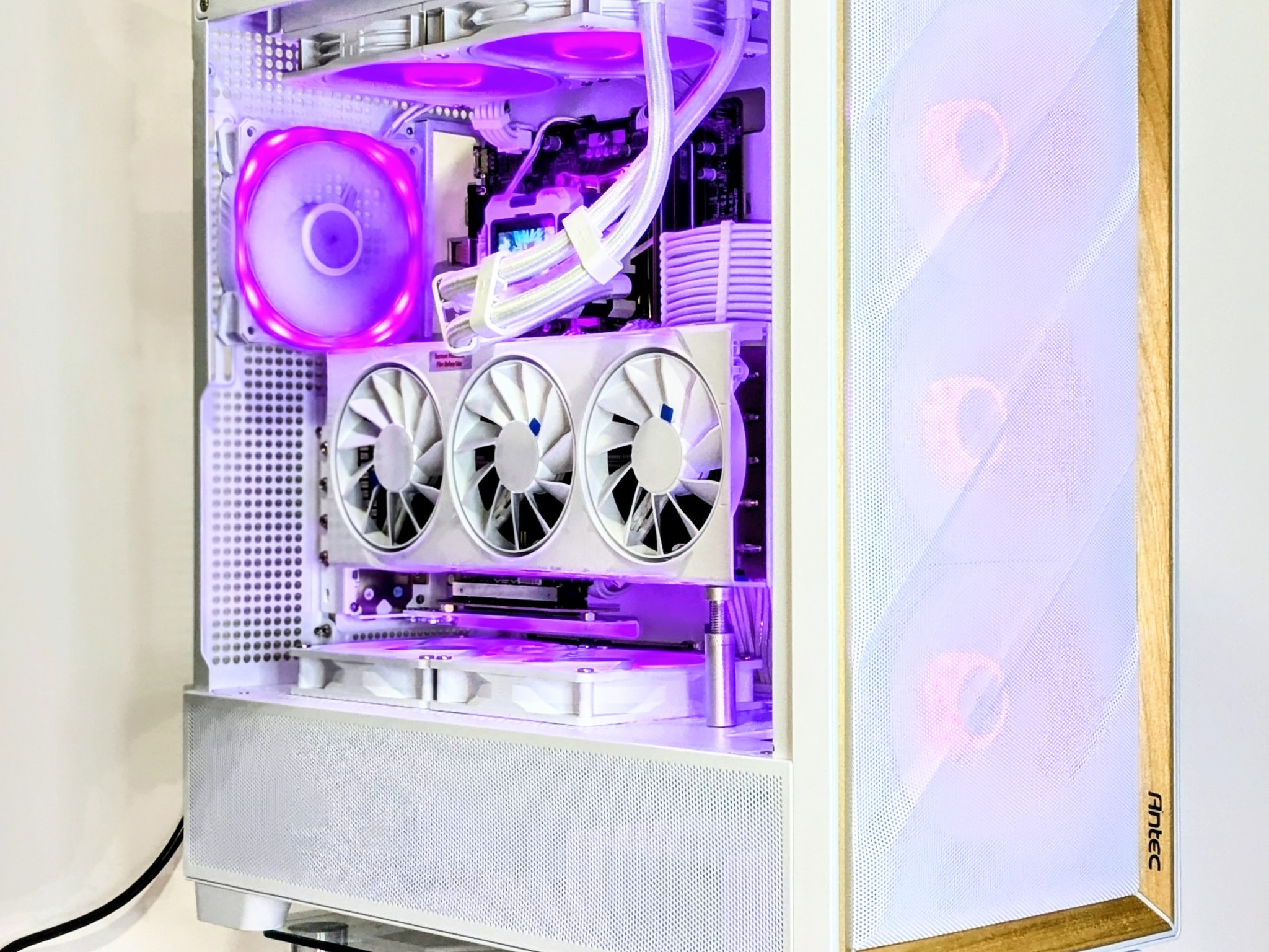 All-White Birch PC | Ryzen 7 7800X3D | XFX RX 9070 (XT Flashed - 29.5k Time Spy)