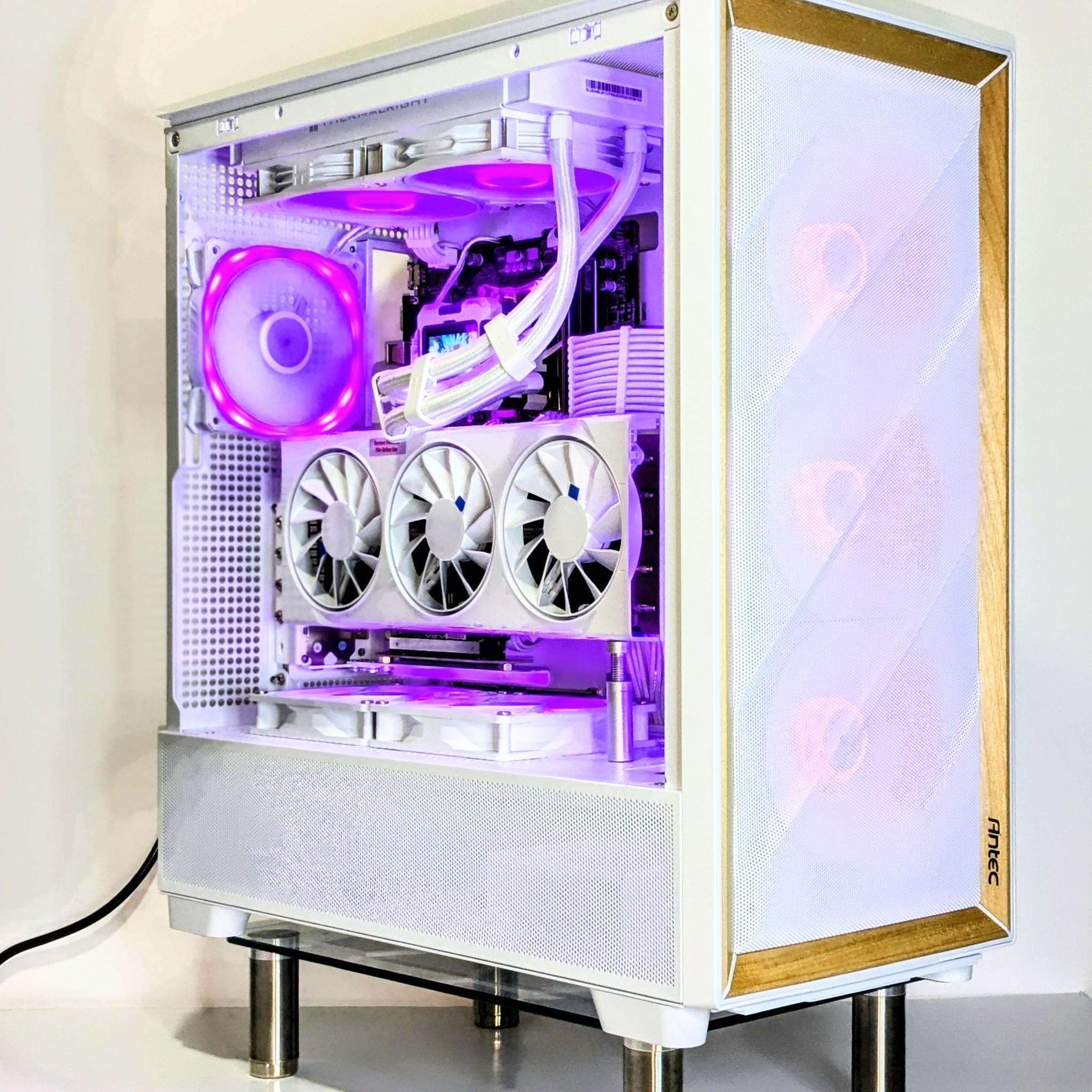All-White Birch PC | Ryzen 7 7800X3D | XFX RX 9070 (XT Flashed - 29.5k Time Spy)