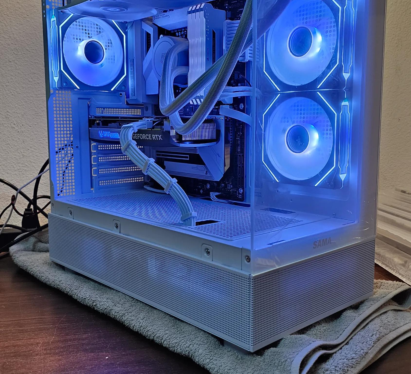 🌨SNOWSTORM🌨 RTX 4060 Ti | i9-10850K | 32GB DDR4 | GAMING PC | $1249