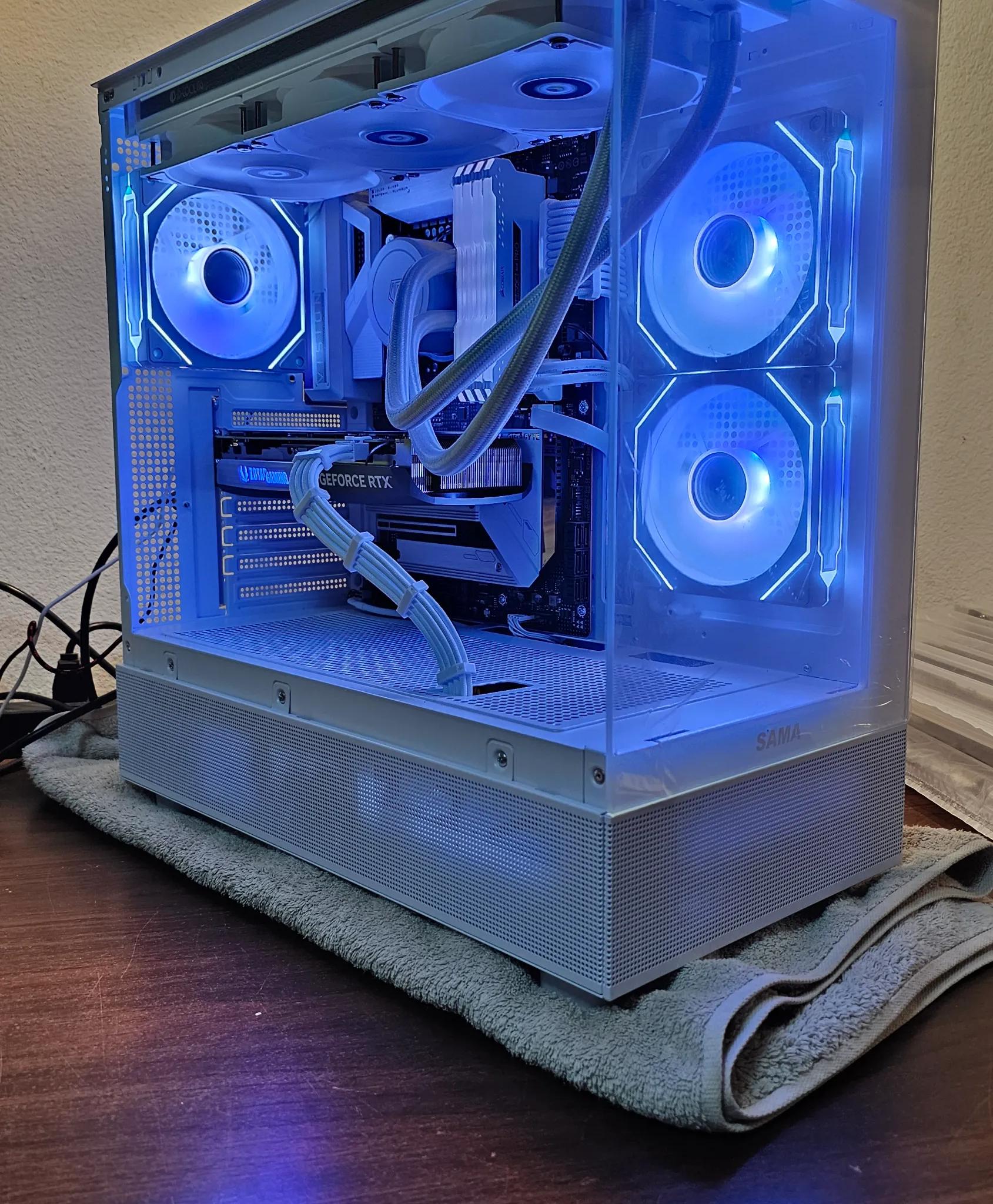 🌨SNOWSTORM🌨 RTX 4060 Ti | i9-10850K | 32GB DDR4 | GAMING PC | $1249