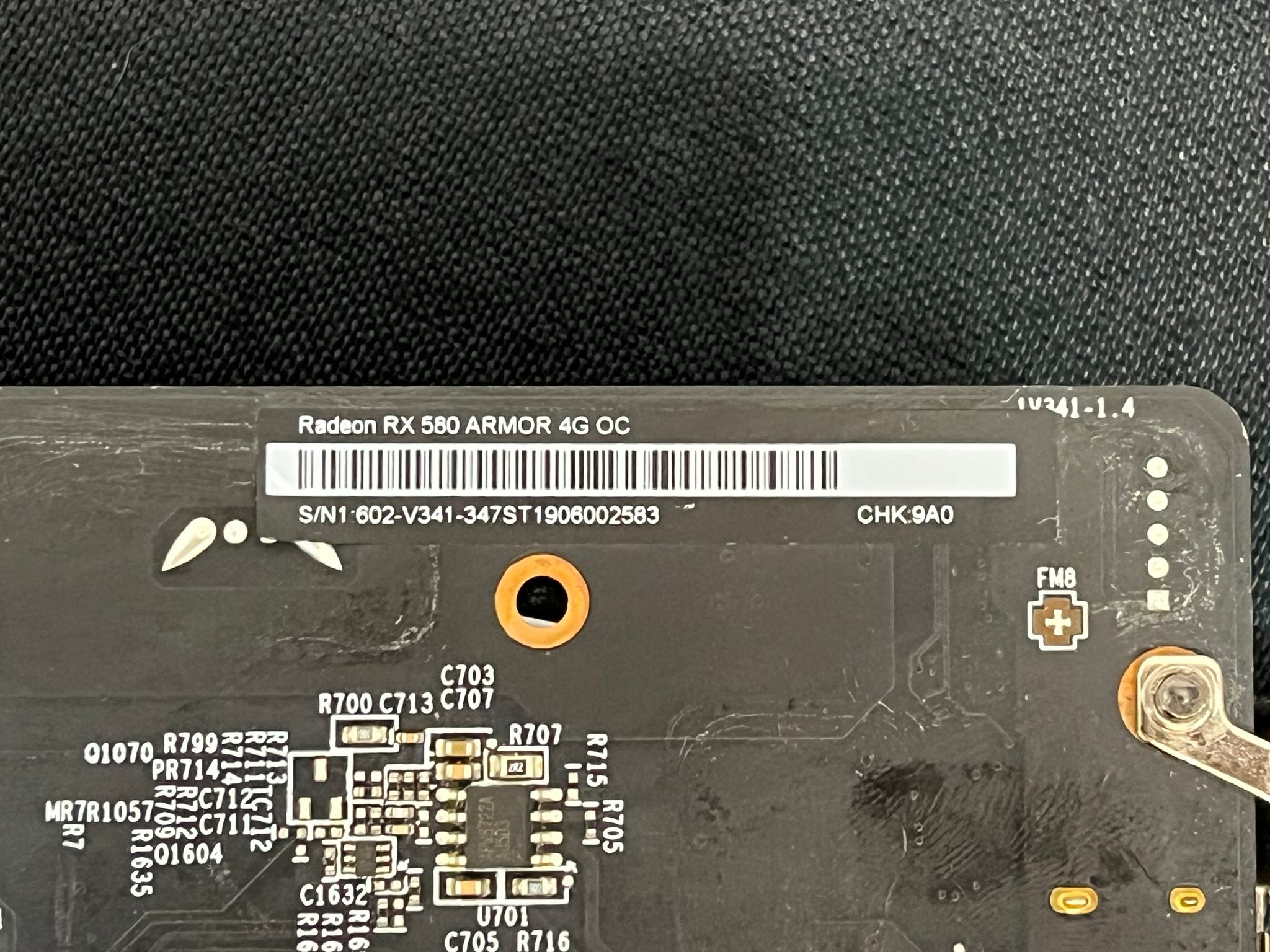MSI Radeon RX 580 4GB ARMOR OC