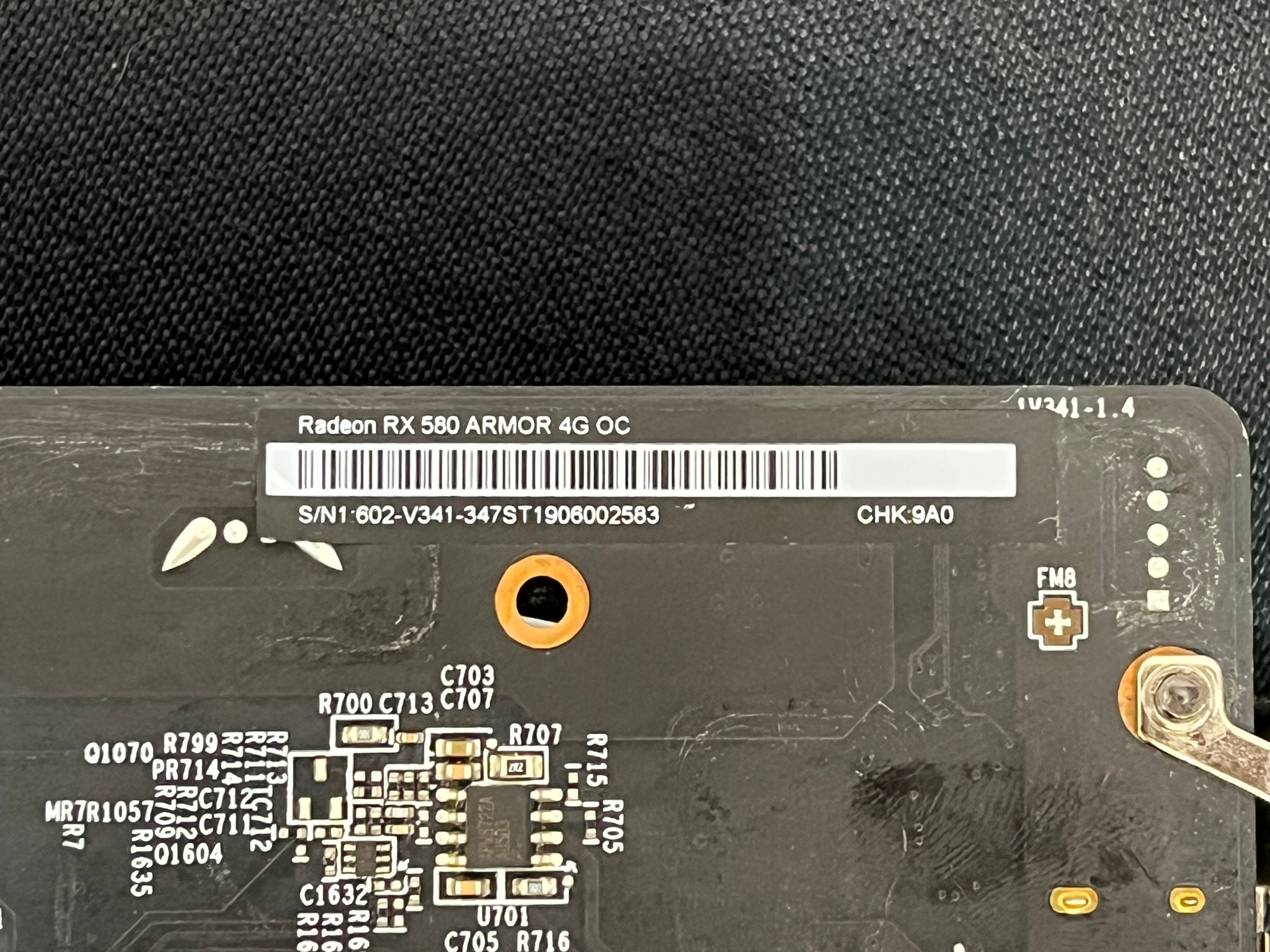 MSI Radeon RX 580 4GB ARMOR OC