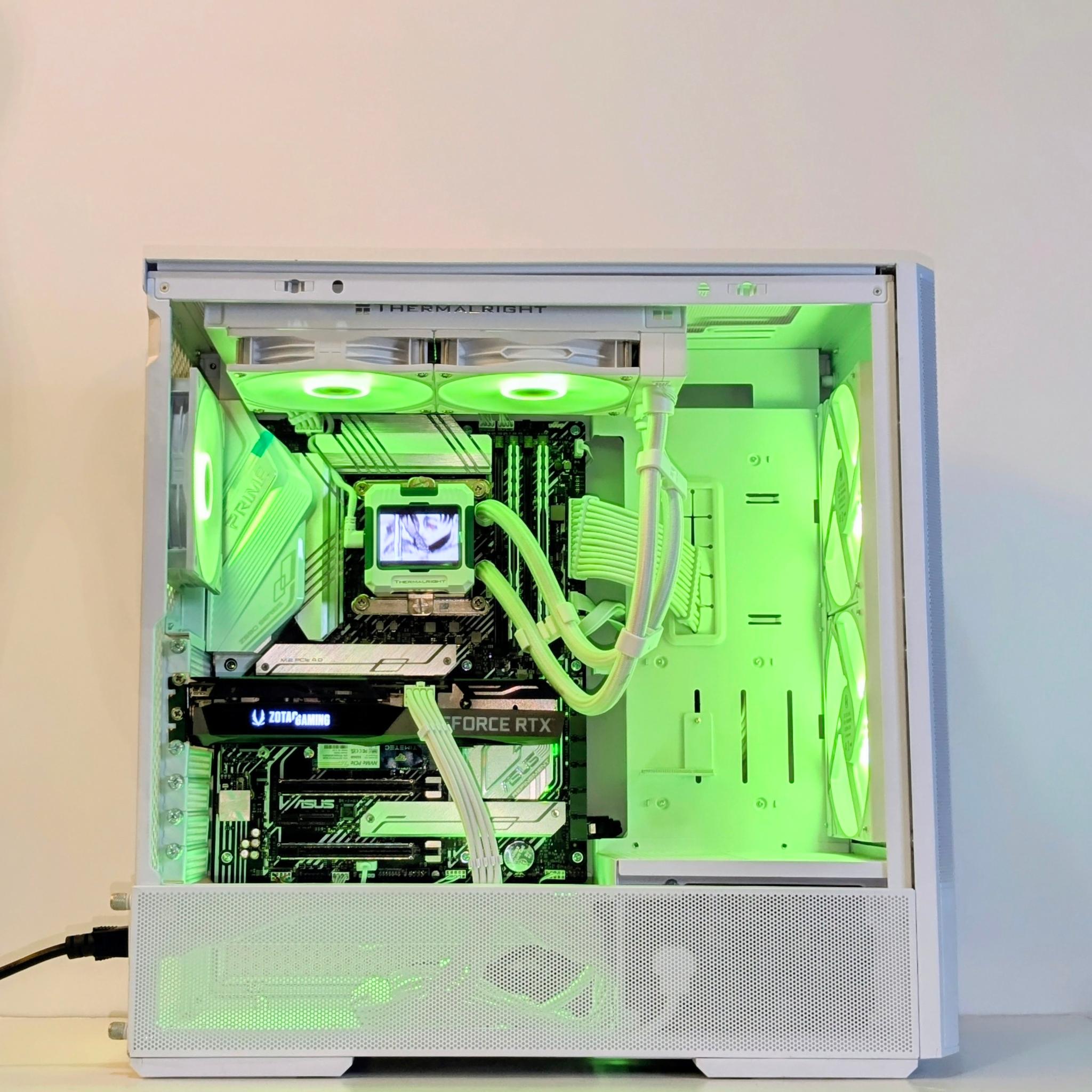 High Performance Aesthetics Customized PC| 👑I7-11700K|RTX 3060 TI|16GB RAM|1TB SSD/HDD| Windows 11