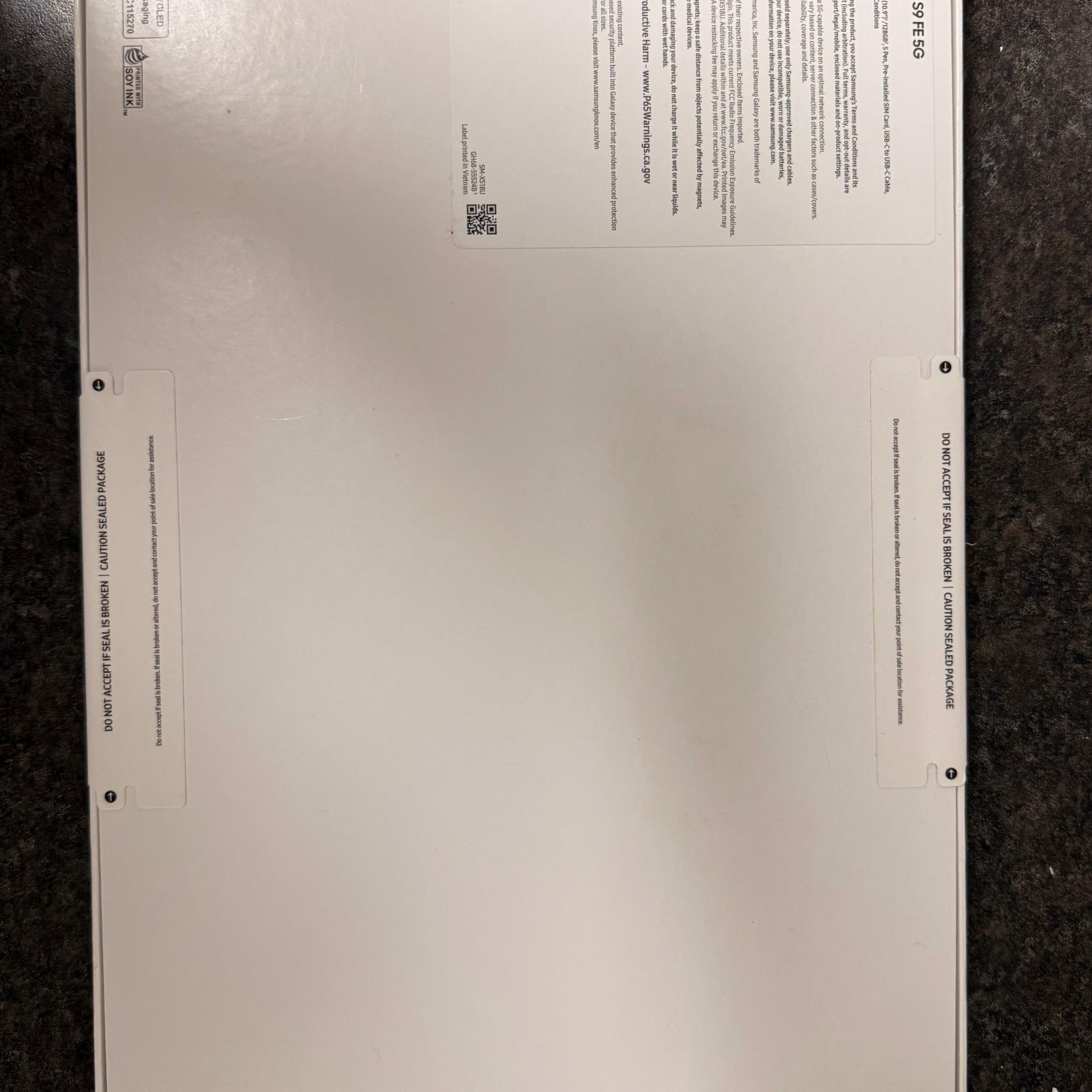 Samsung Galaxy Tab S9 FE 128GB Gray Verizon 5G LTE Wi-Fi Tablet