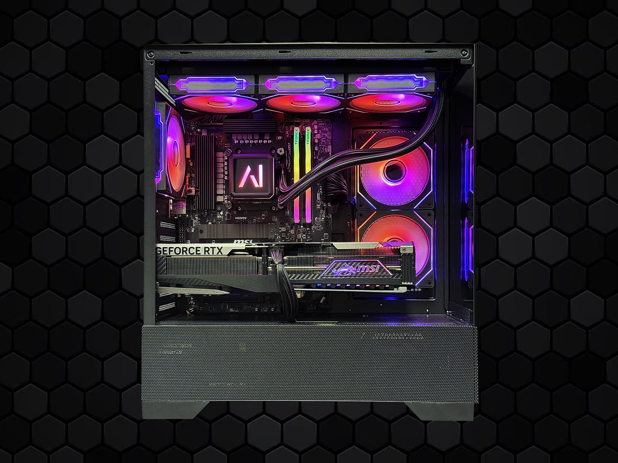 RTX 5090 | 9950X3D | 4TB SSD + 4TB SSD | 64GB DDR5 | X870E Mobo | 1300W PSU | ARGB Fans | W11 Home