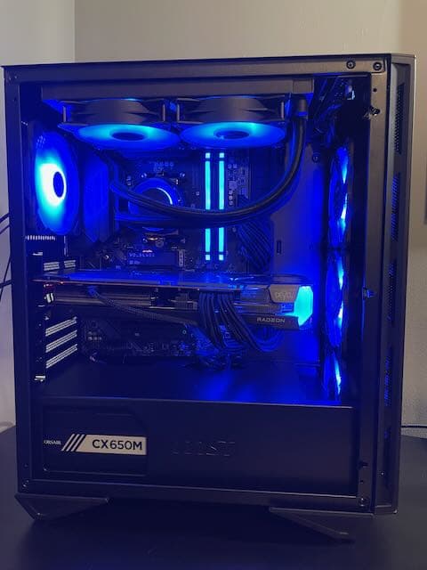 Shadow Fury! Gaming PC w/ Ryzen 5 5600X, RX 6700 XT, 32 GB DDR4, 1 TB NVMe, and lots of RGB