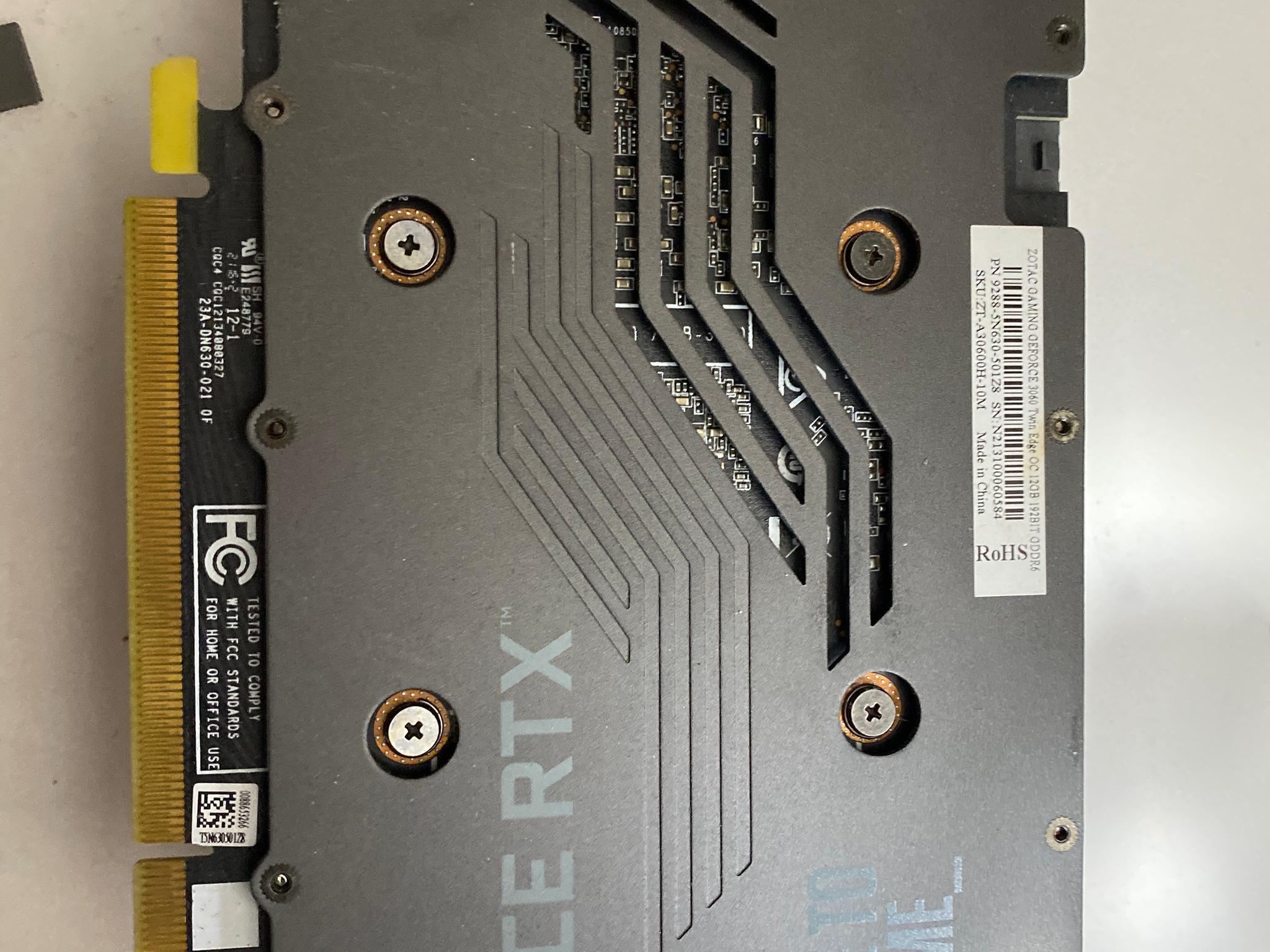 ZOTAC 3060 12GB