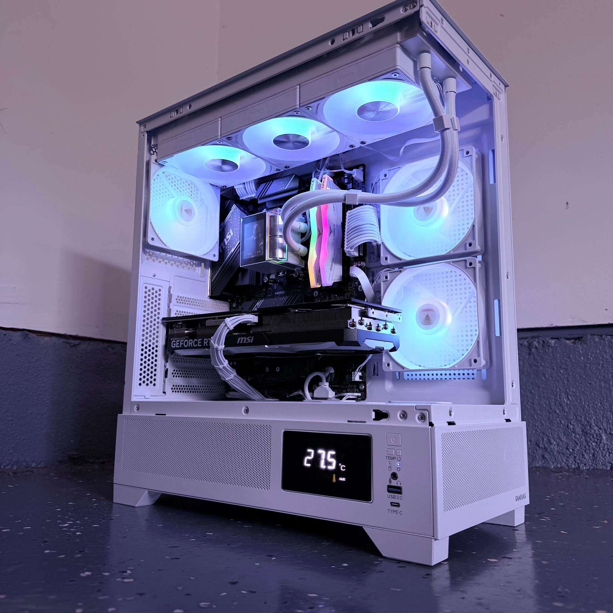 ⚪️"Polar Zenith "⚪️| 4k Gaming | RTX 4070 Ti Super 16GB | Ryzen 5 7600 | 32B DDR5 Ram | 2TB NVMe