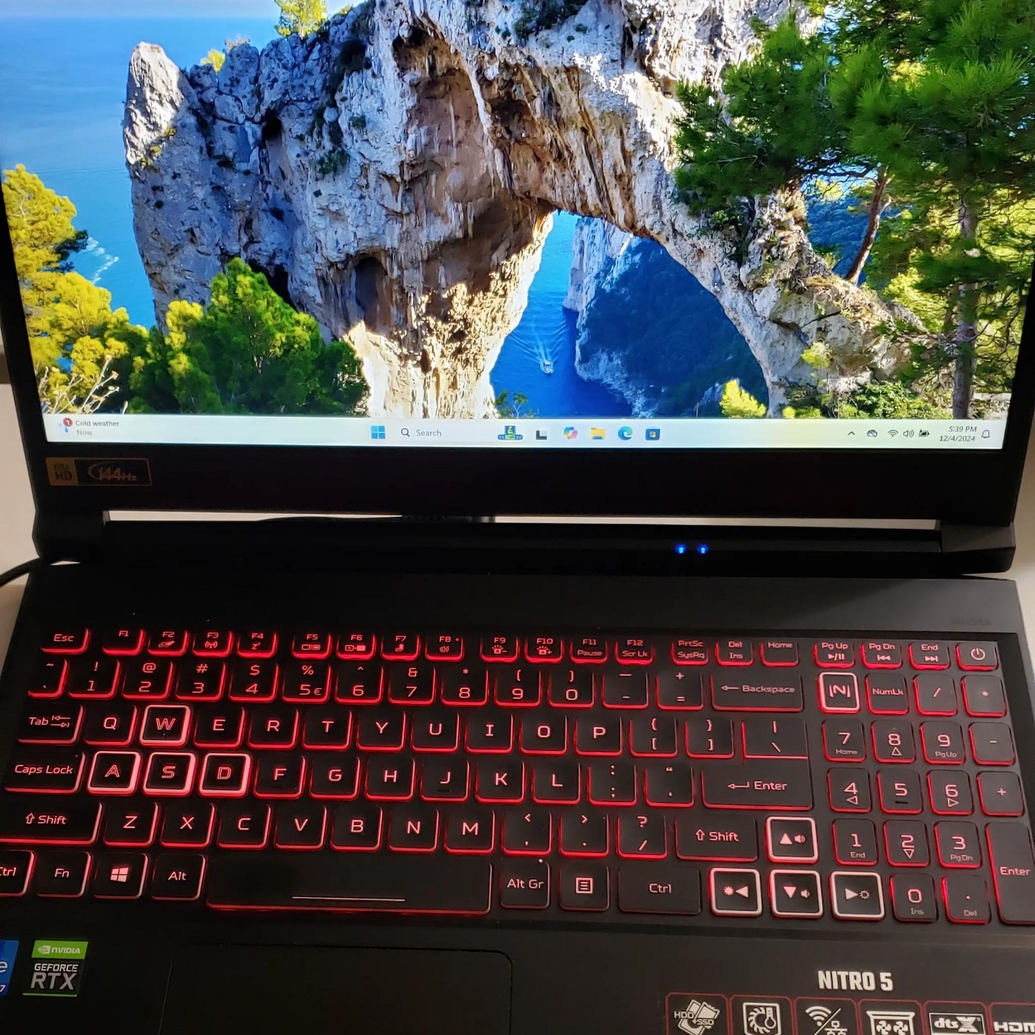 Acer Nitro 5 Gaming Laptop i7-11800H, RTX 3060, 16GB RAM, 500GB NVMe | AN515-57