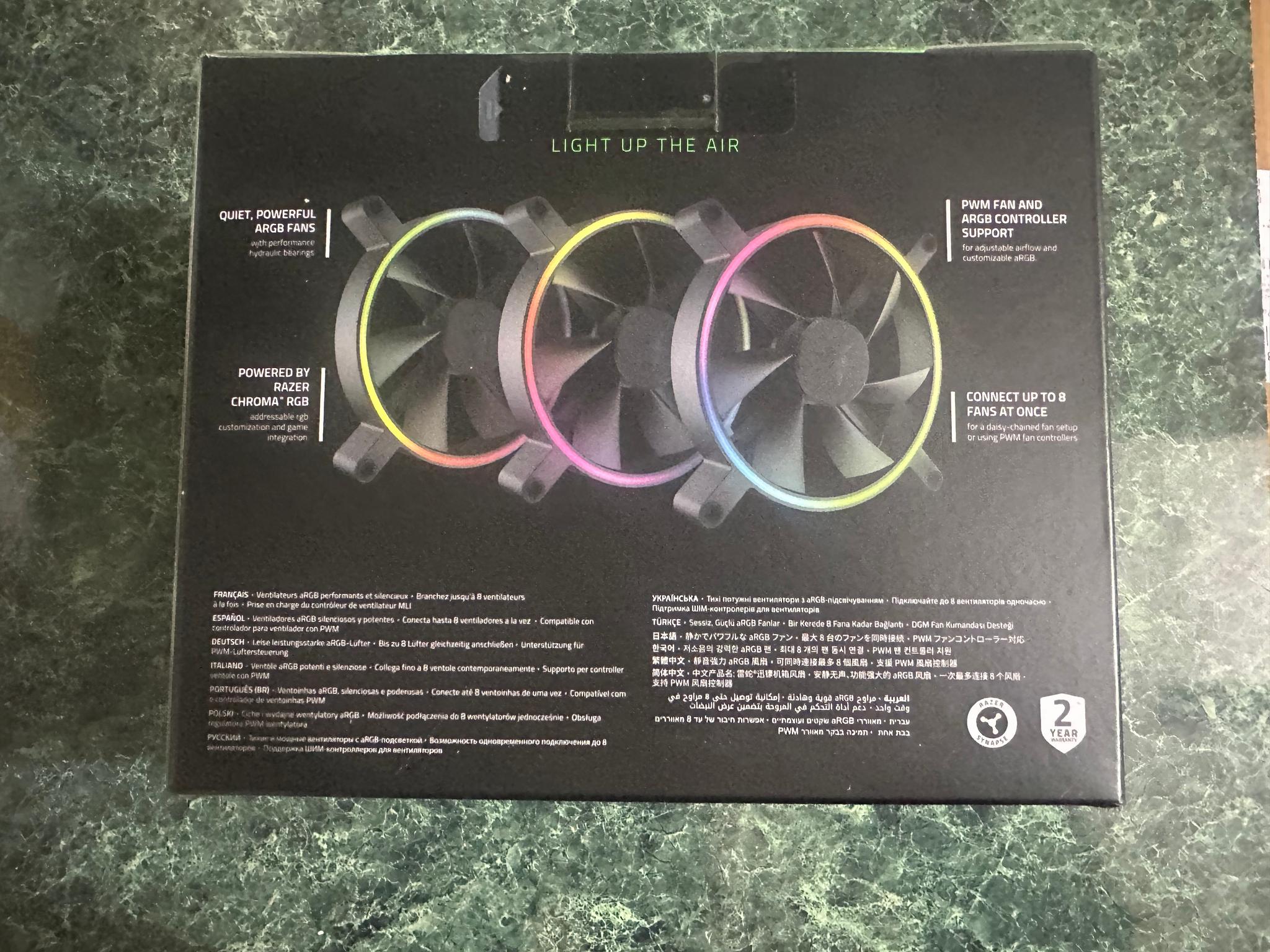 Razer Kunai 140mm ARGB Chroma Fans (3 fans)