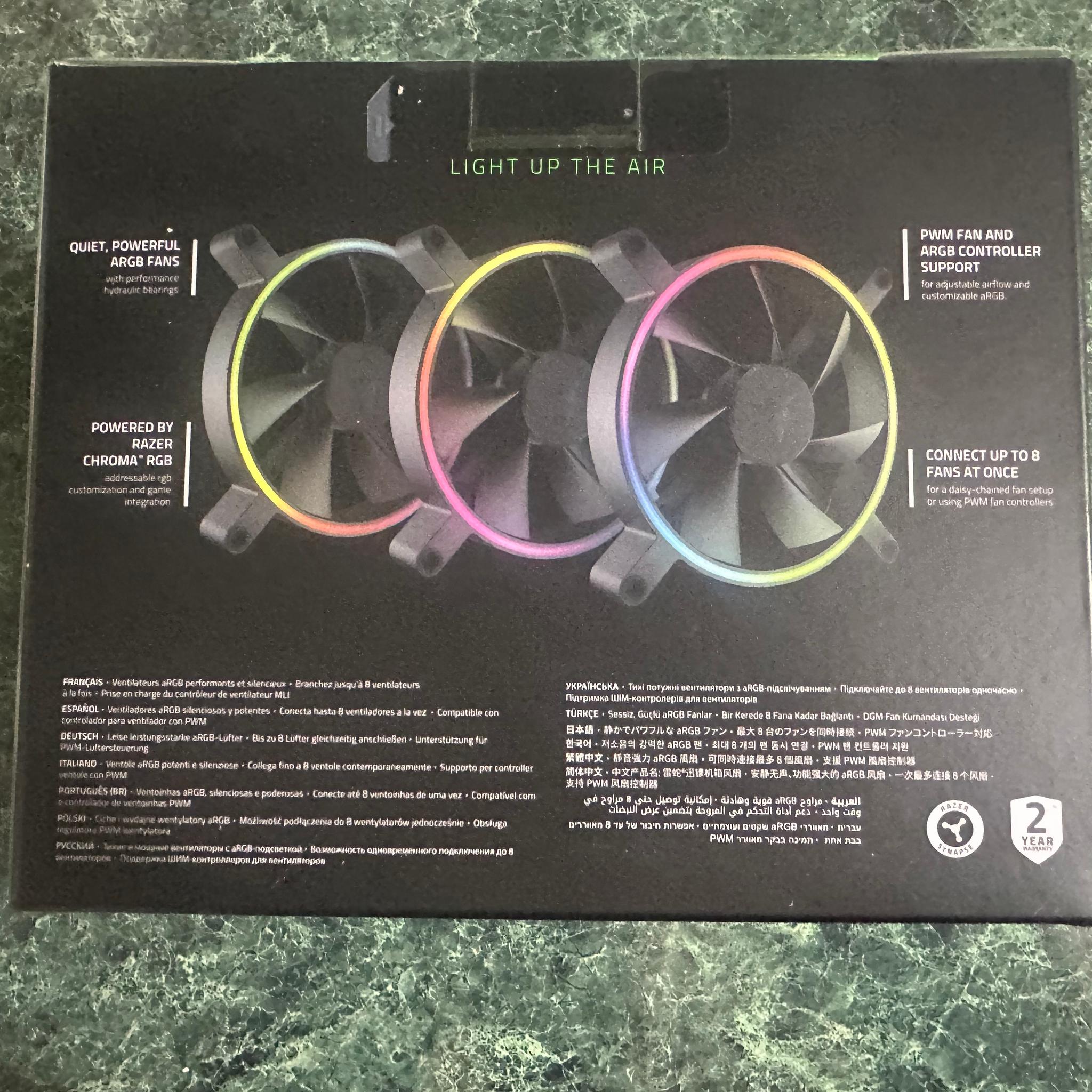Razer Kunai 140mm ARGB Chroma Fans (3 fans)