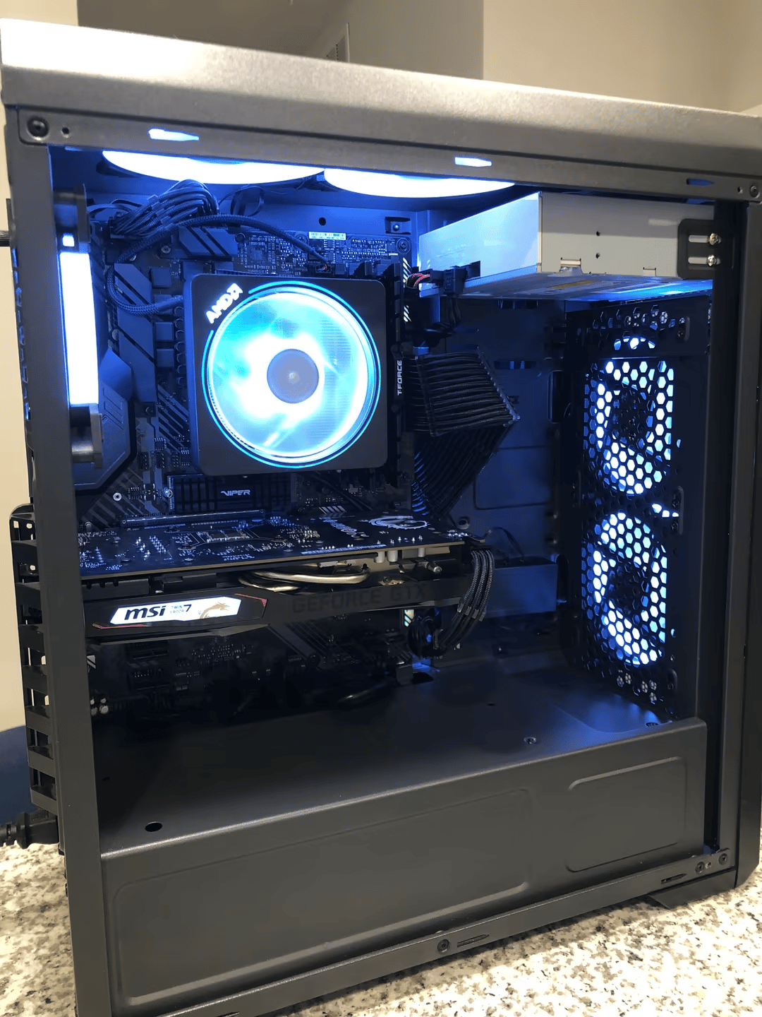 GTX 1650 Super/ Ryzen 5 2600x/ TUF B450 plus Custom PC