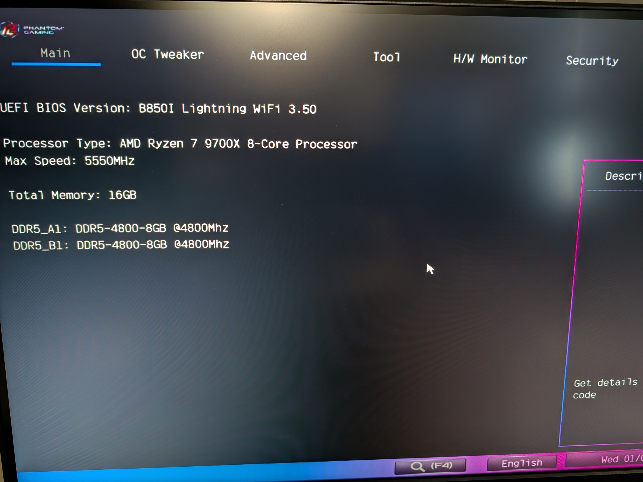 AMD Ryzen 7 9700X
